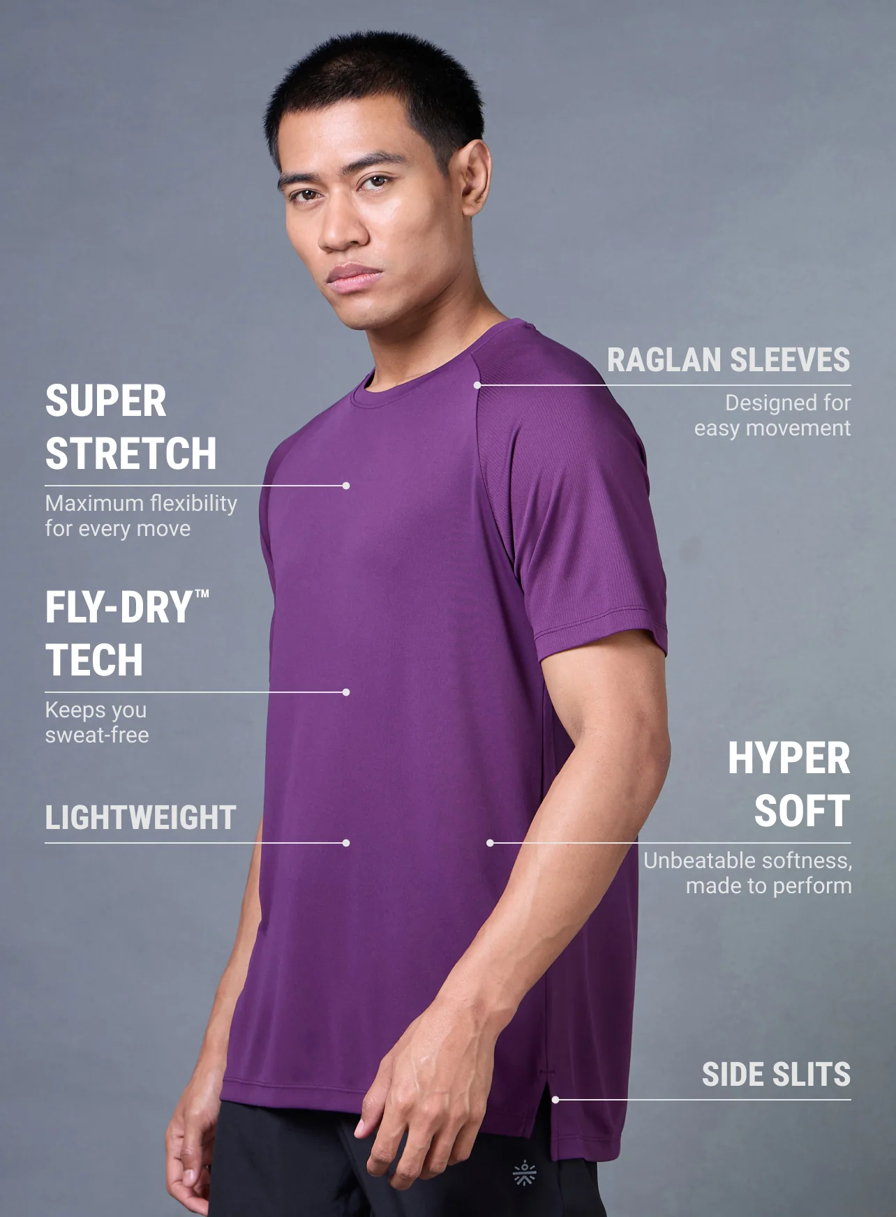 Men's Wine Everyday Run T-shirt - Image 5