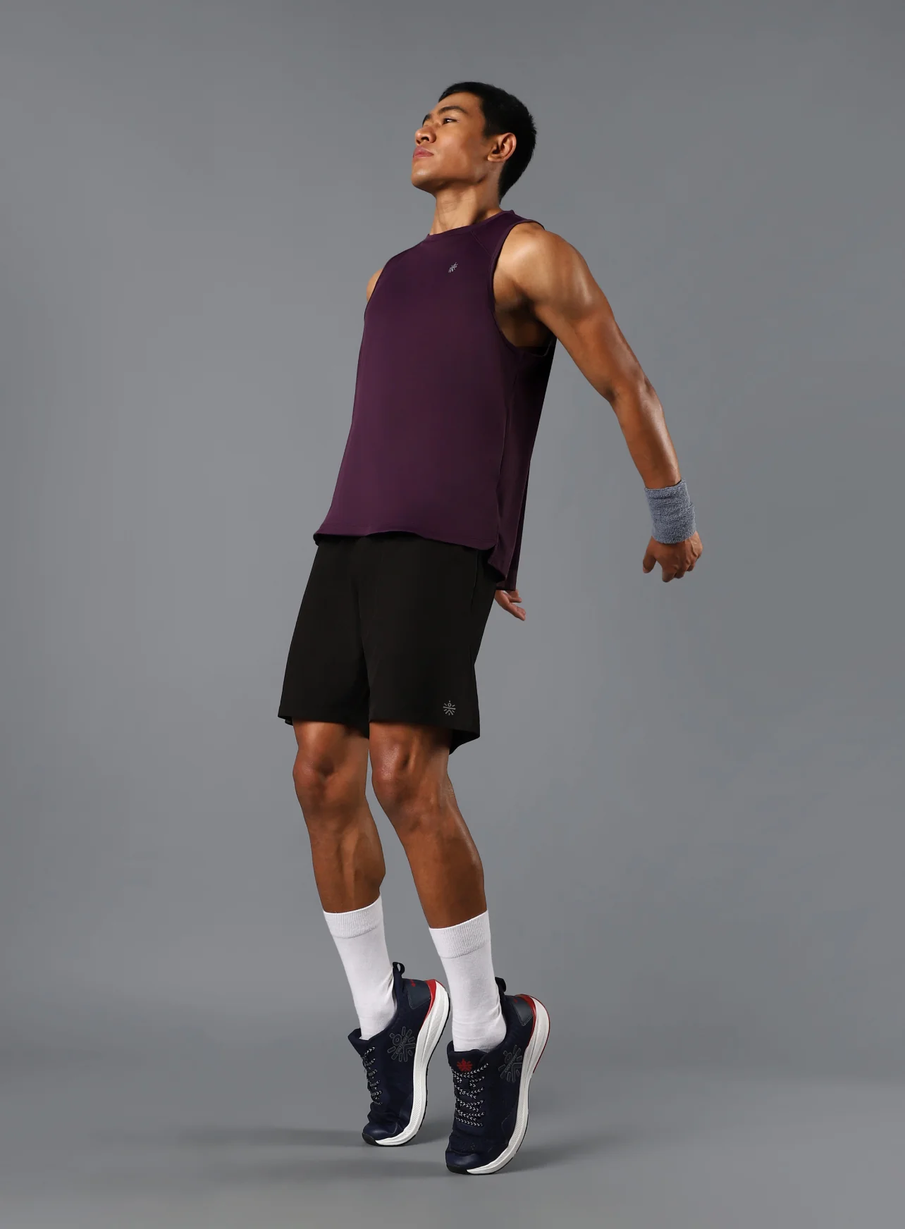 Men's Wine Everyday Run Tank - Image 2