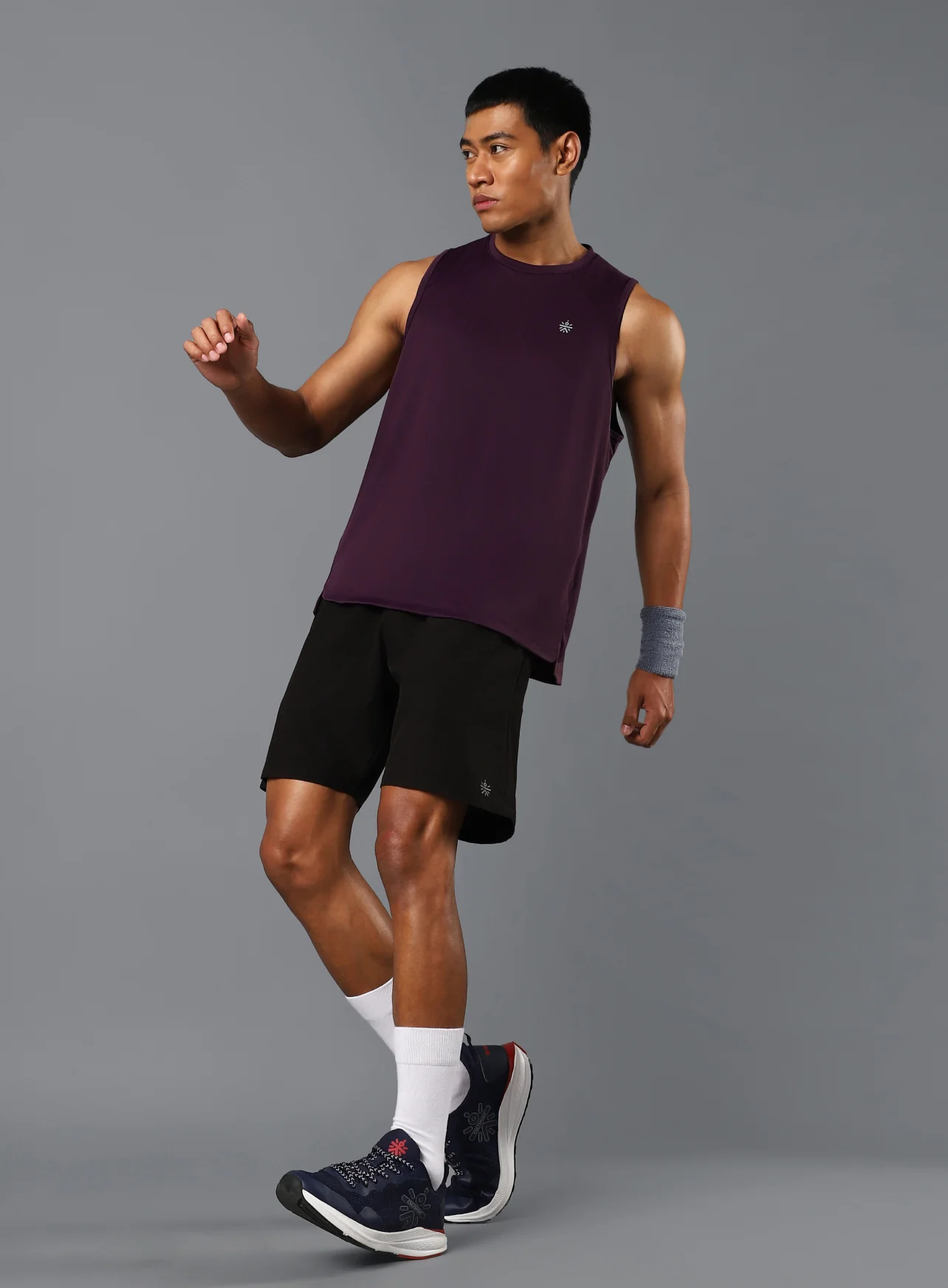 Men's Wine Everyday Run Tank - Image 3
