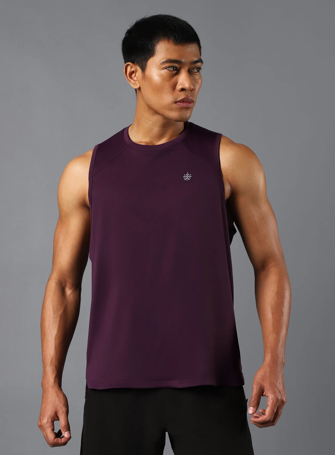 Men's Wine Everyday Run Tank - Image 4