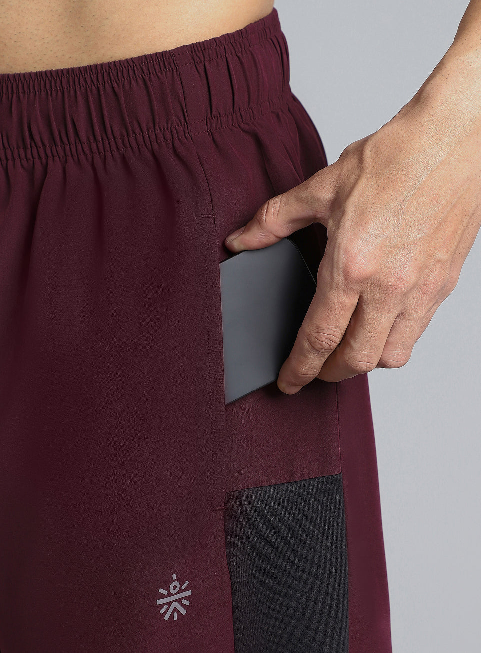 Men's Wine Pace Up Runner's Shorts - Image 7