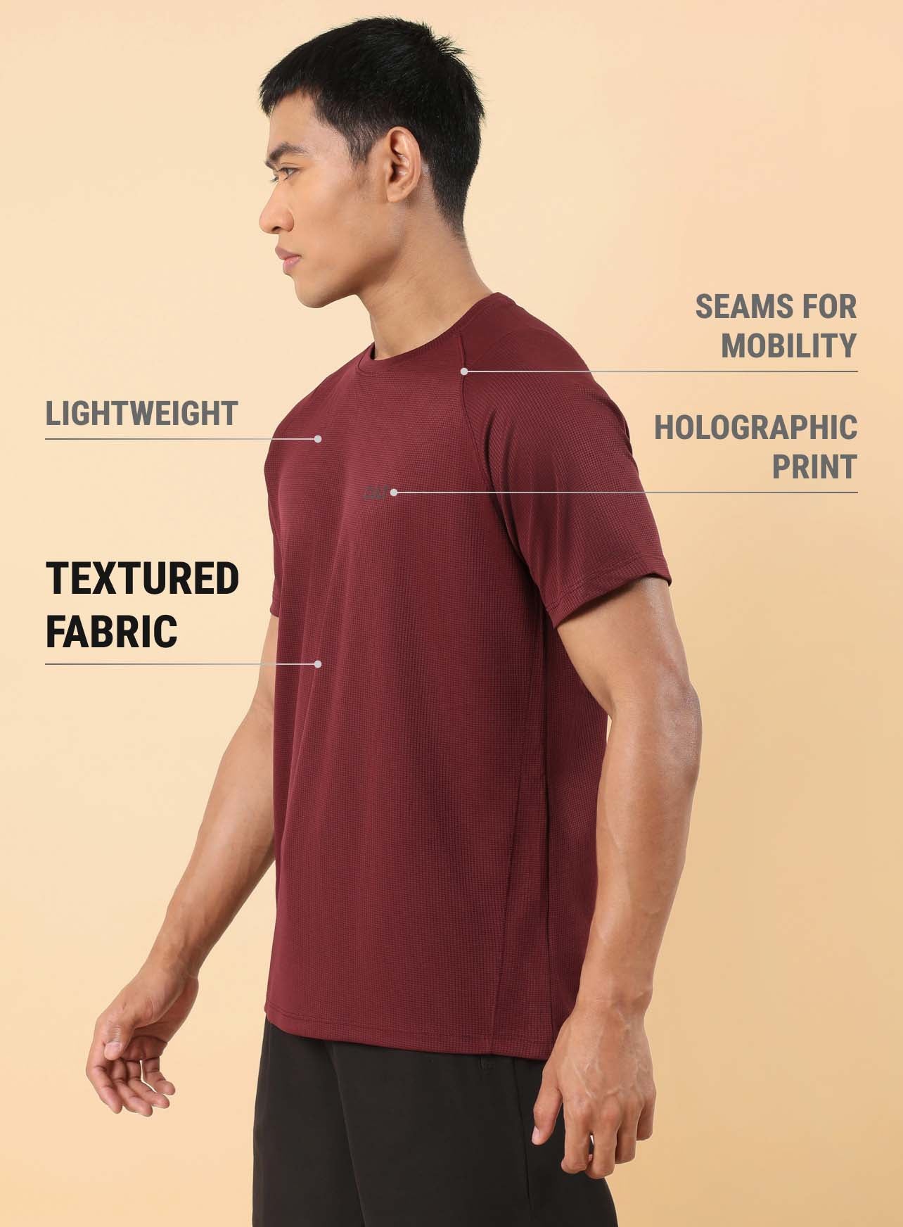 Men's Wine Training All Form T-shirt - Image 5