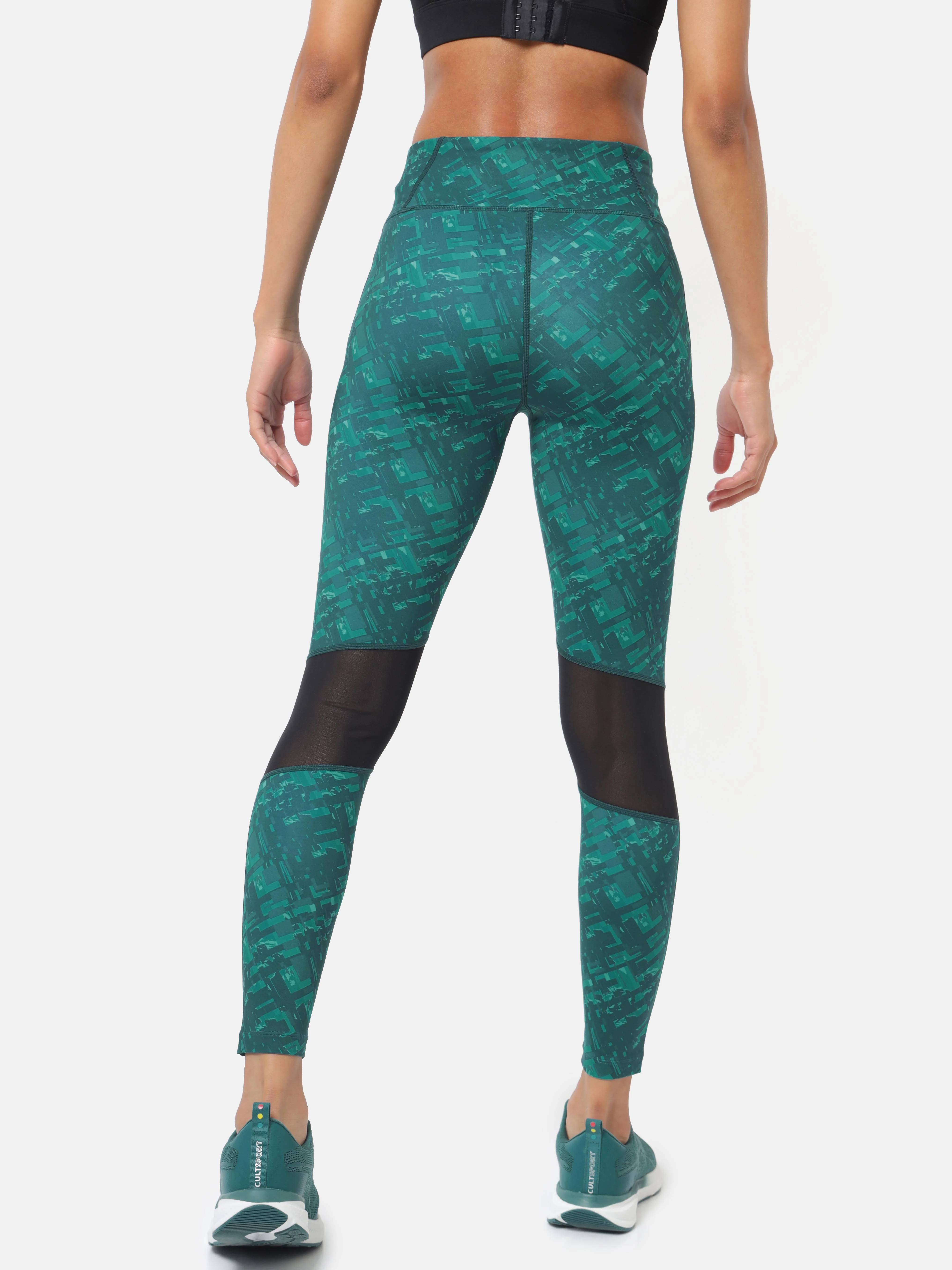 Green Absolute Fit Performance Tights - Image 3