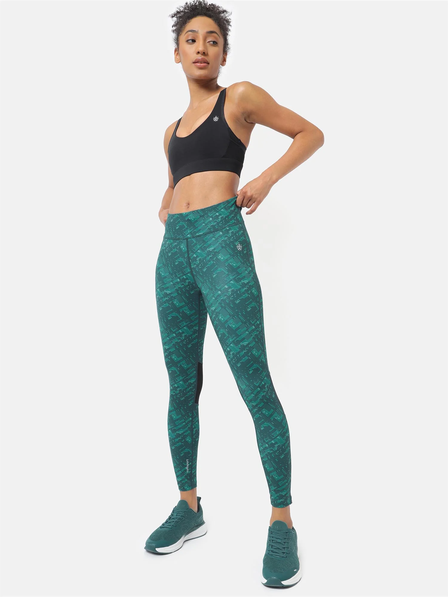 Green Absolute Fit Performance Tights - Image 4