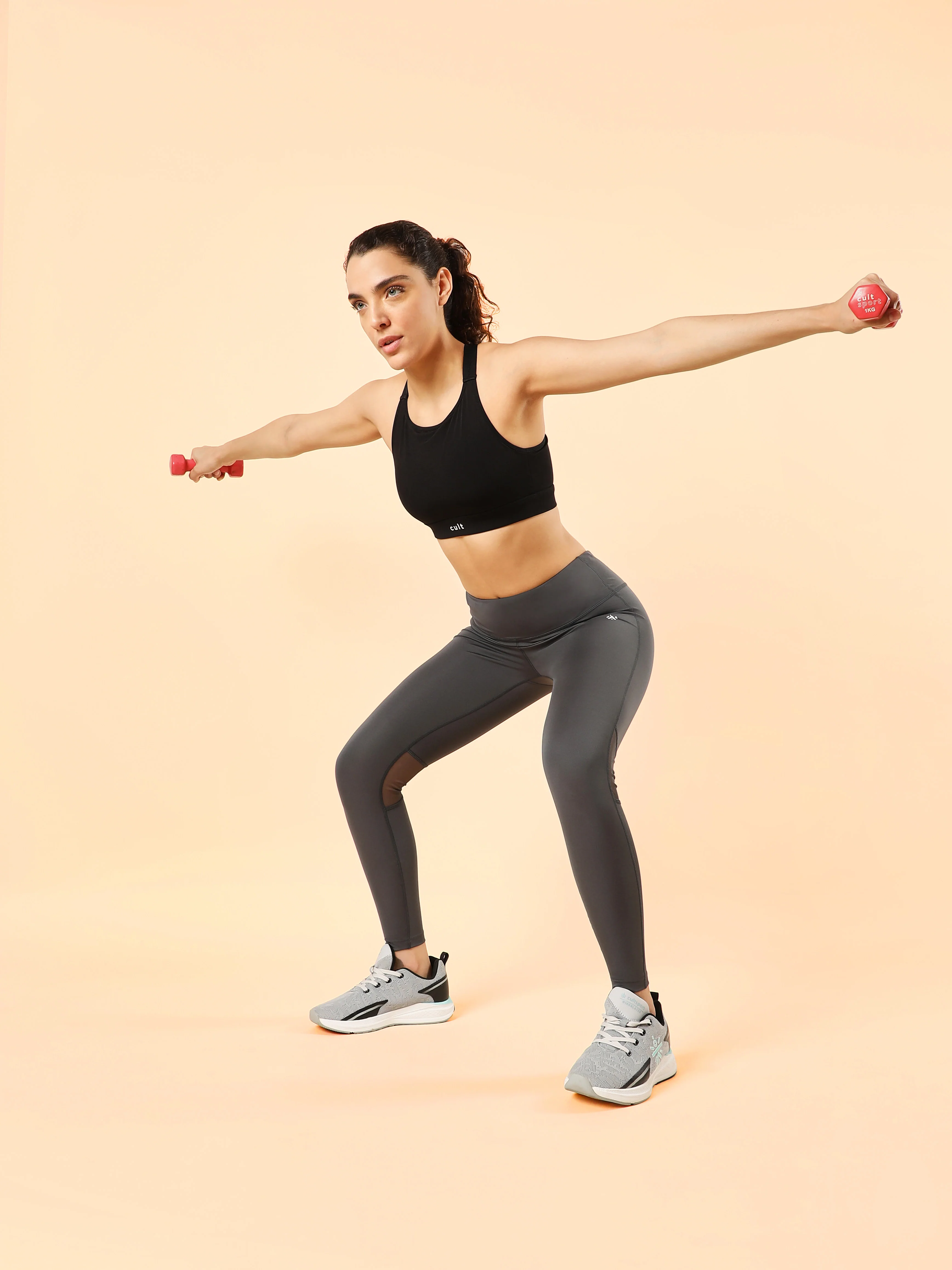 AbsoluteFit Back Mesh Panel Tights - Image 10