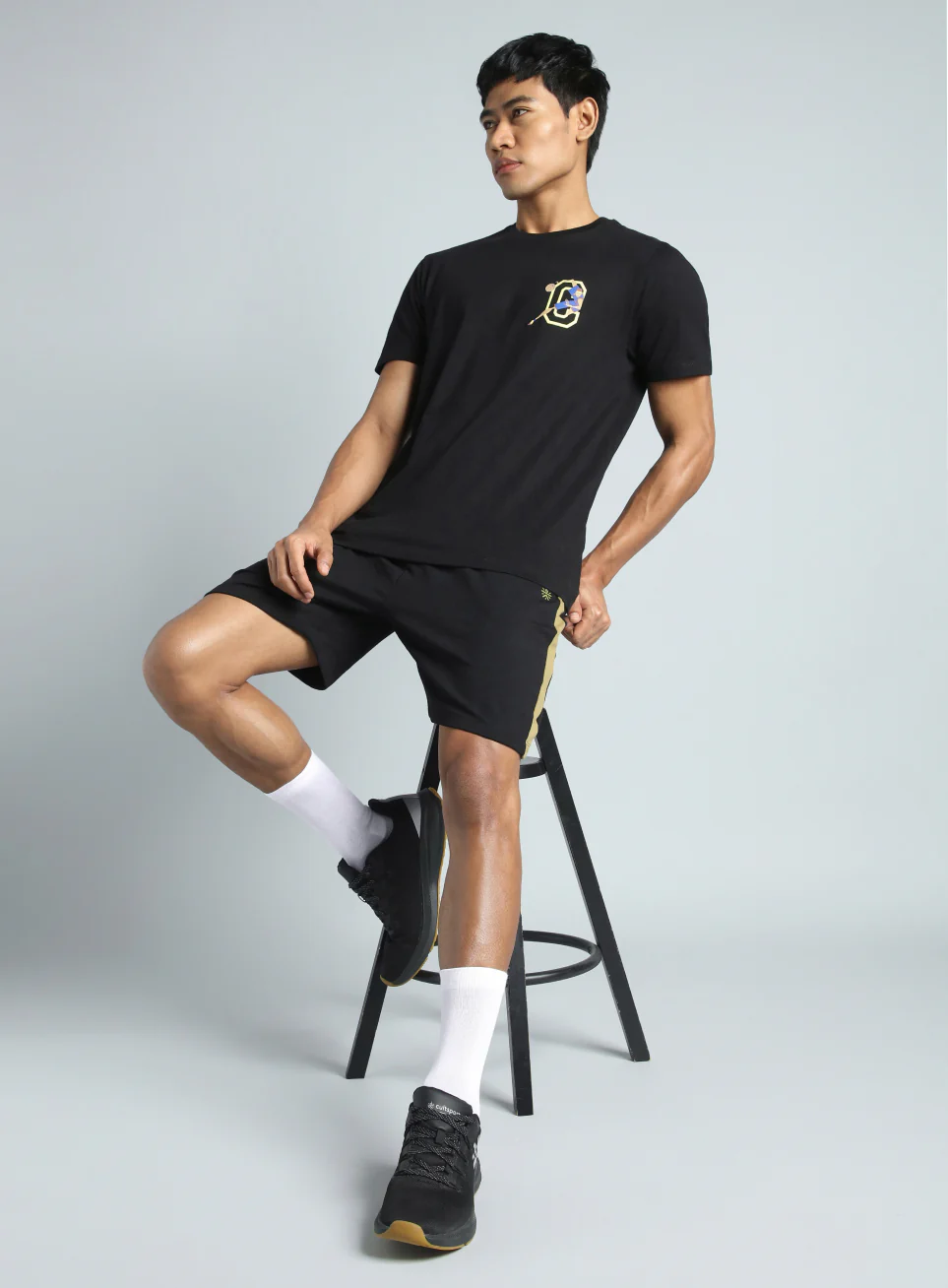 Mne's Black Play Basketball Graphic T-shirt - Image 3