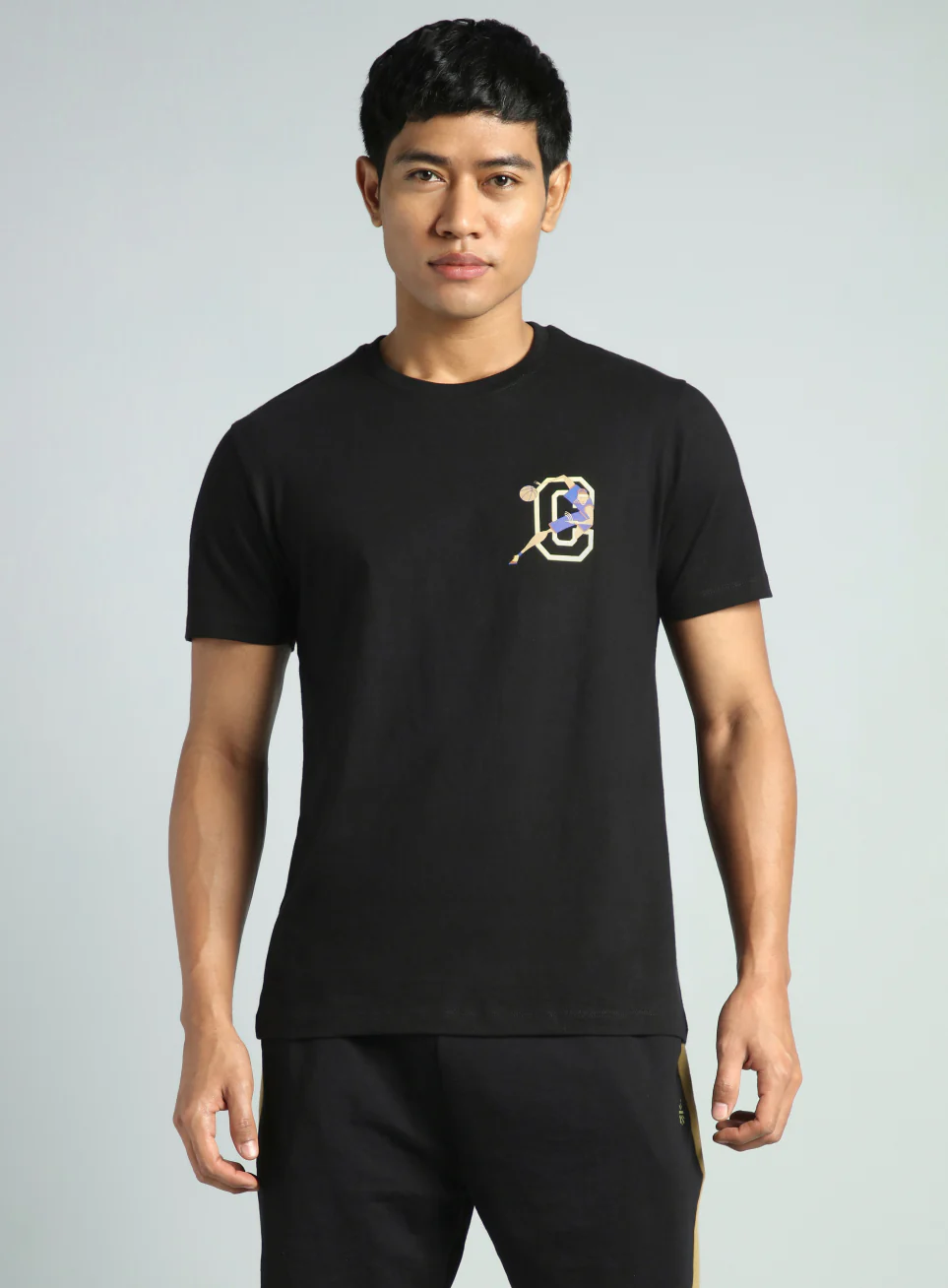 Mne's Black Play Basketball Graphic T-shirt - Image 4