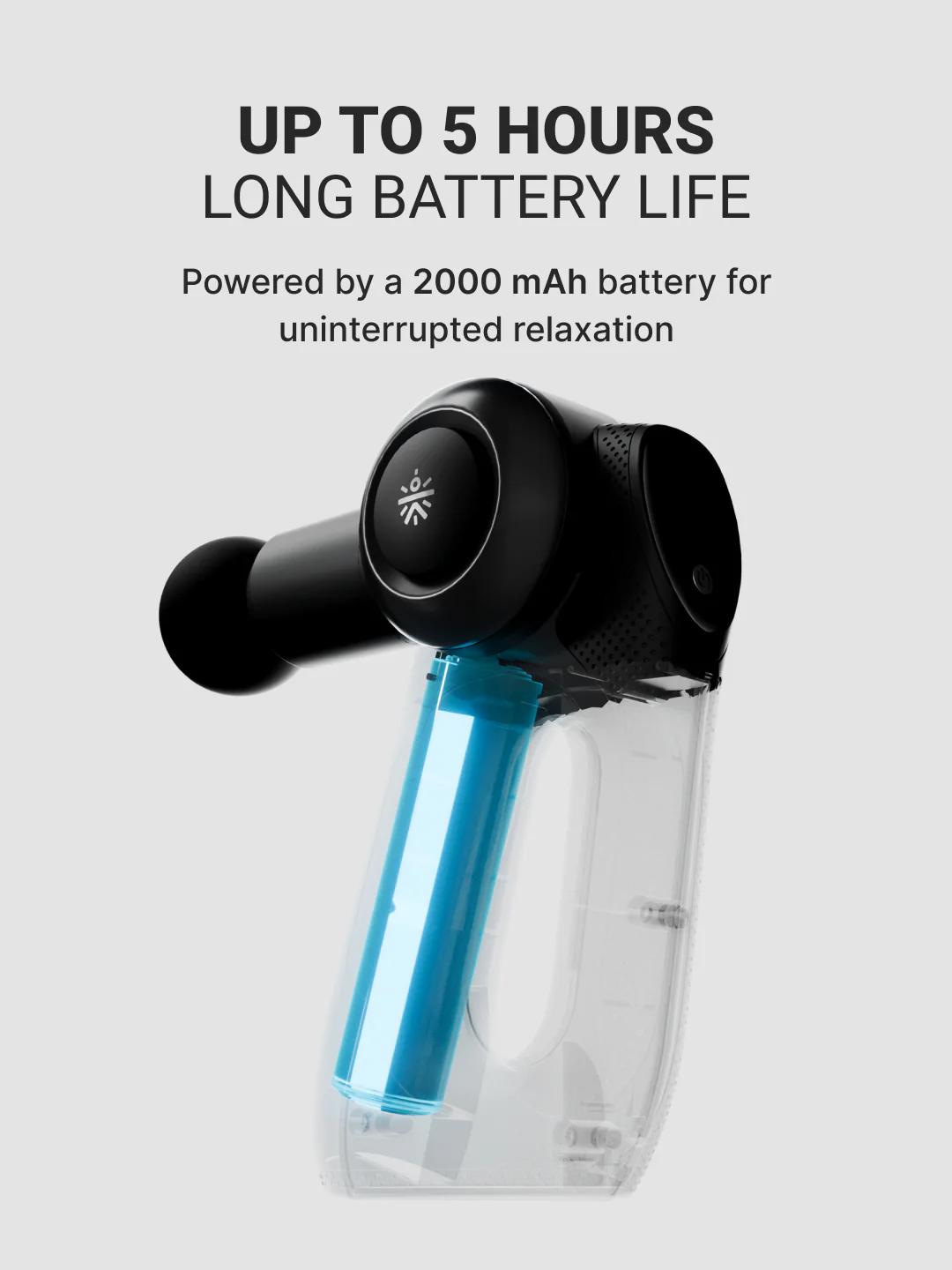 Cult Nitro, Full Body Professional Gun Massager, BLDC Motor, Rotatable Arm, QuietMotion Tech, 4 Interchangeable heads, 5 Speed levels, Silicone head, premium bag. - Image 8