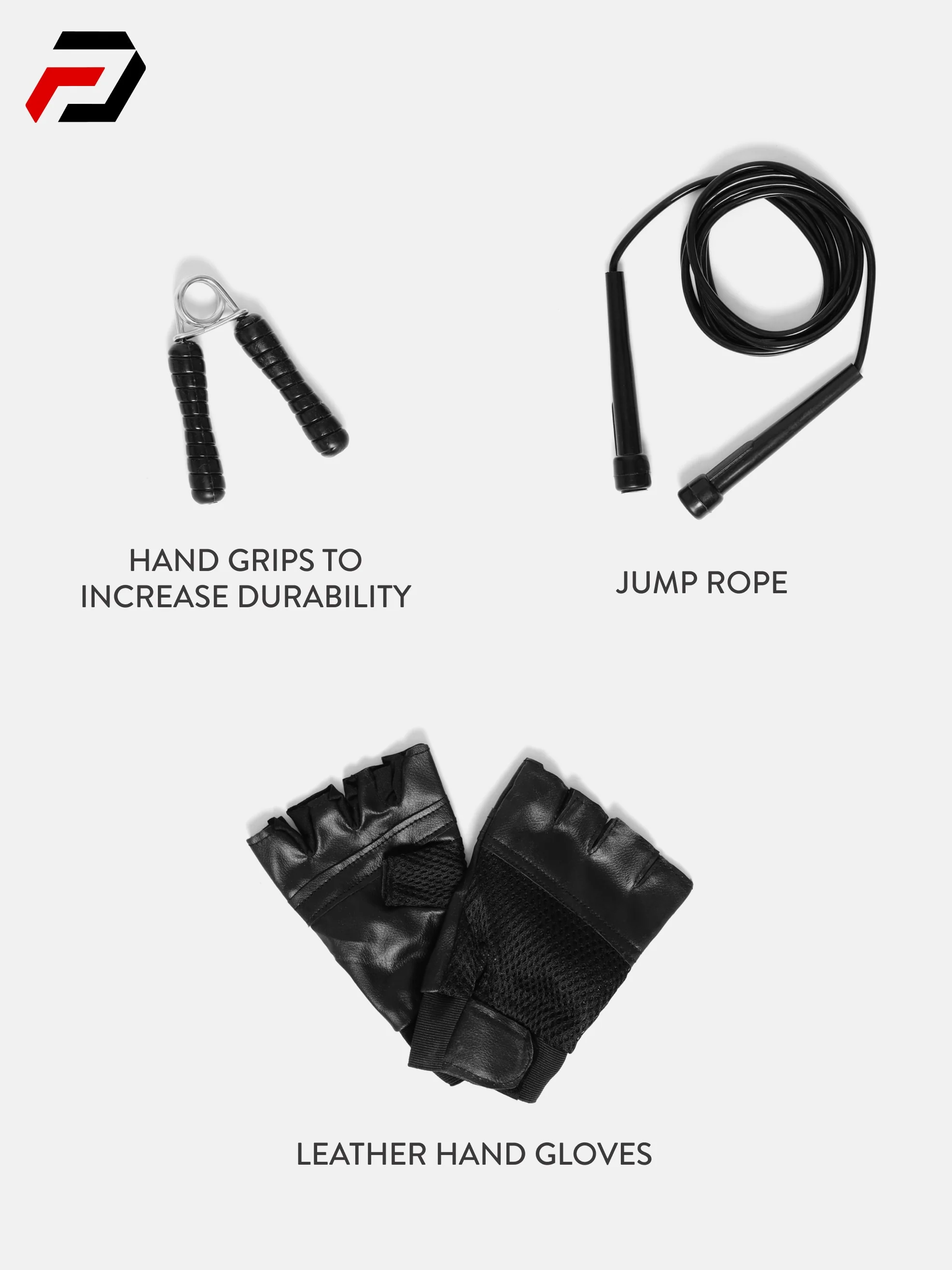 40 kg PVC Curl, Straight Rod Home Gym Combo - Image 7