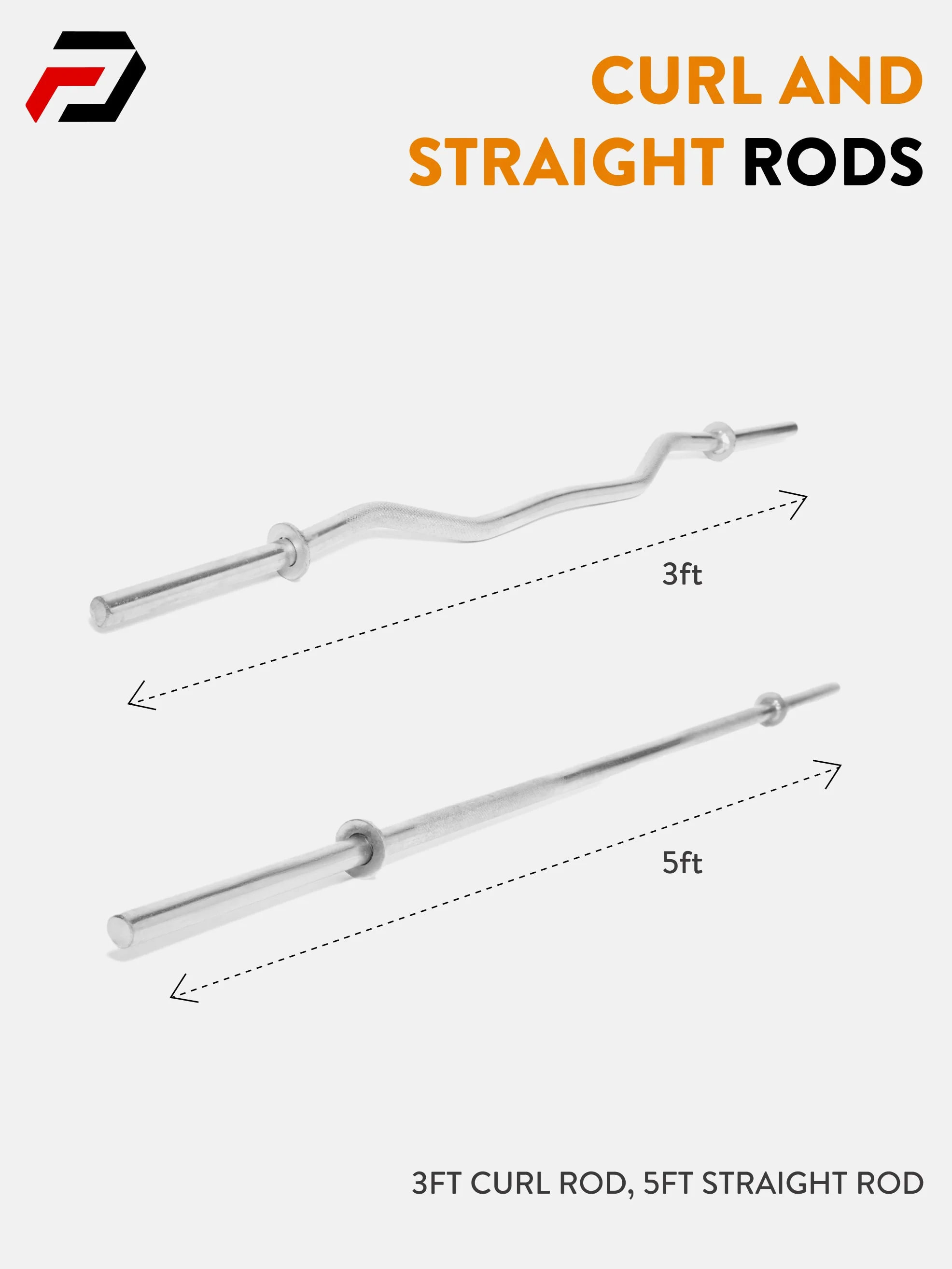 50 kg PVC Curl, Straight Rod Home Gym Combo - Image 6