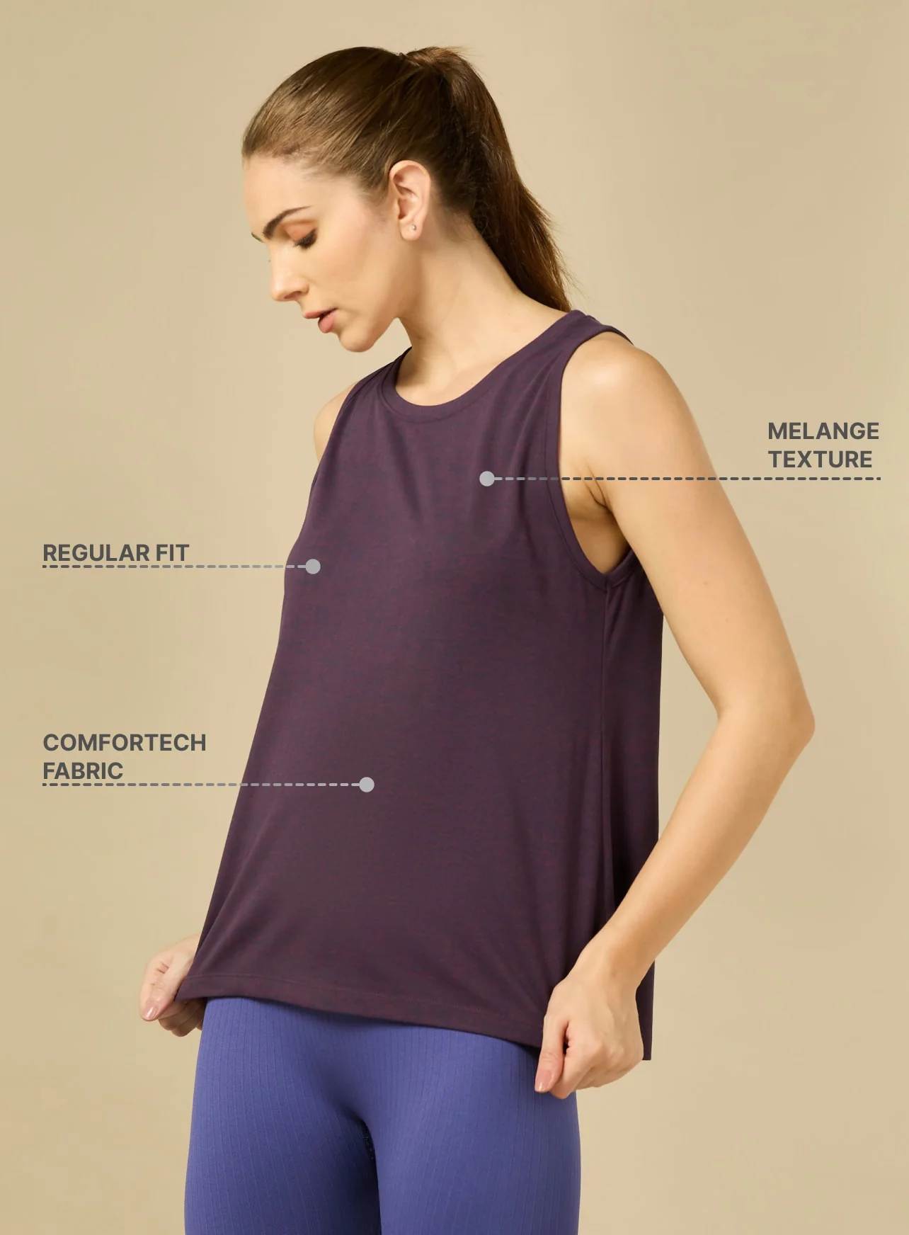 Pack of 2 Training in Tanks - Purple & Green - Image 5
