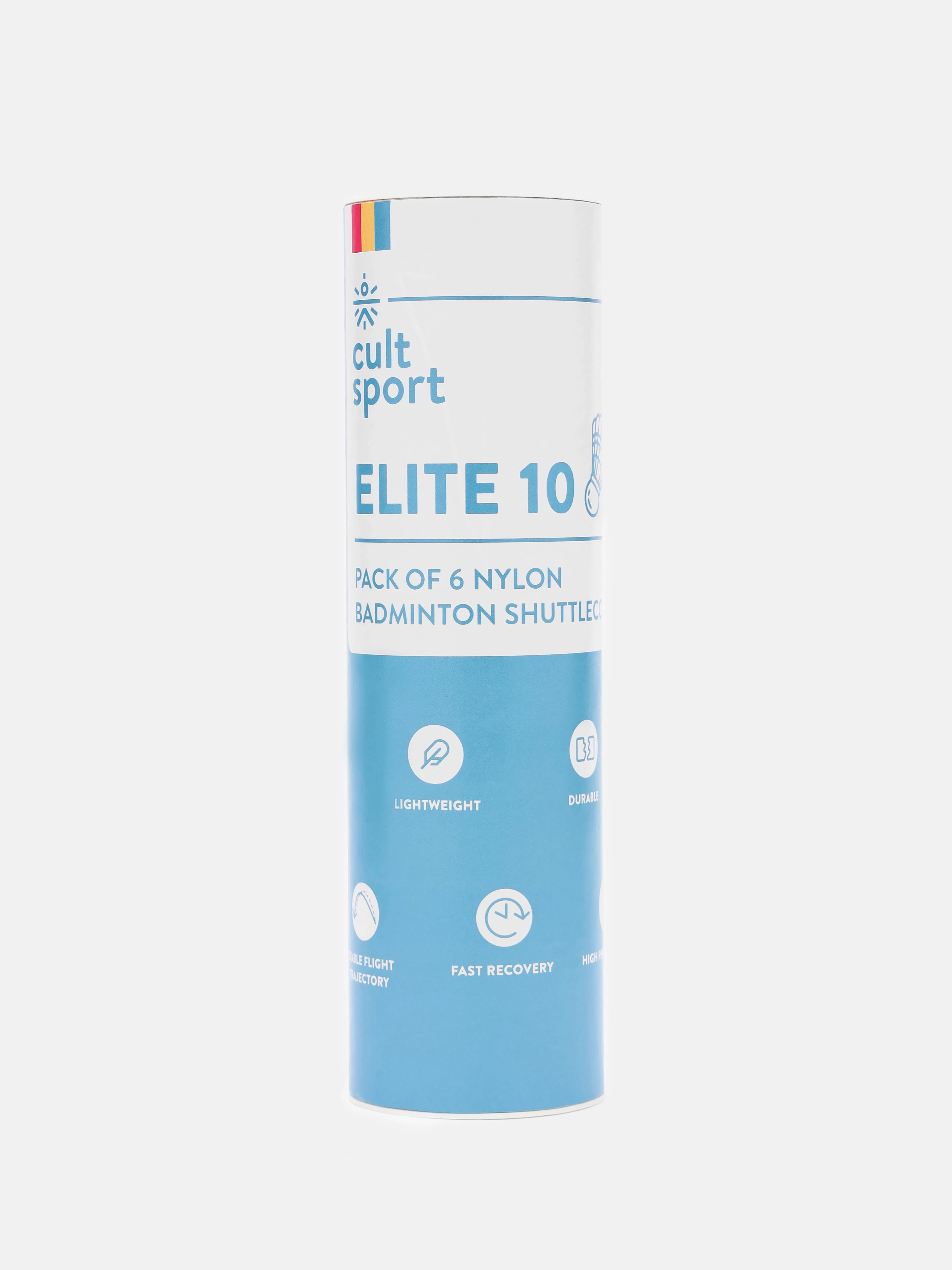 Pack of 6 Elite 10 Nylon Shuttlecocks - Image 5