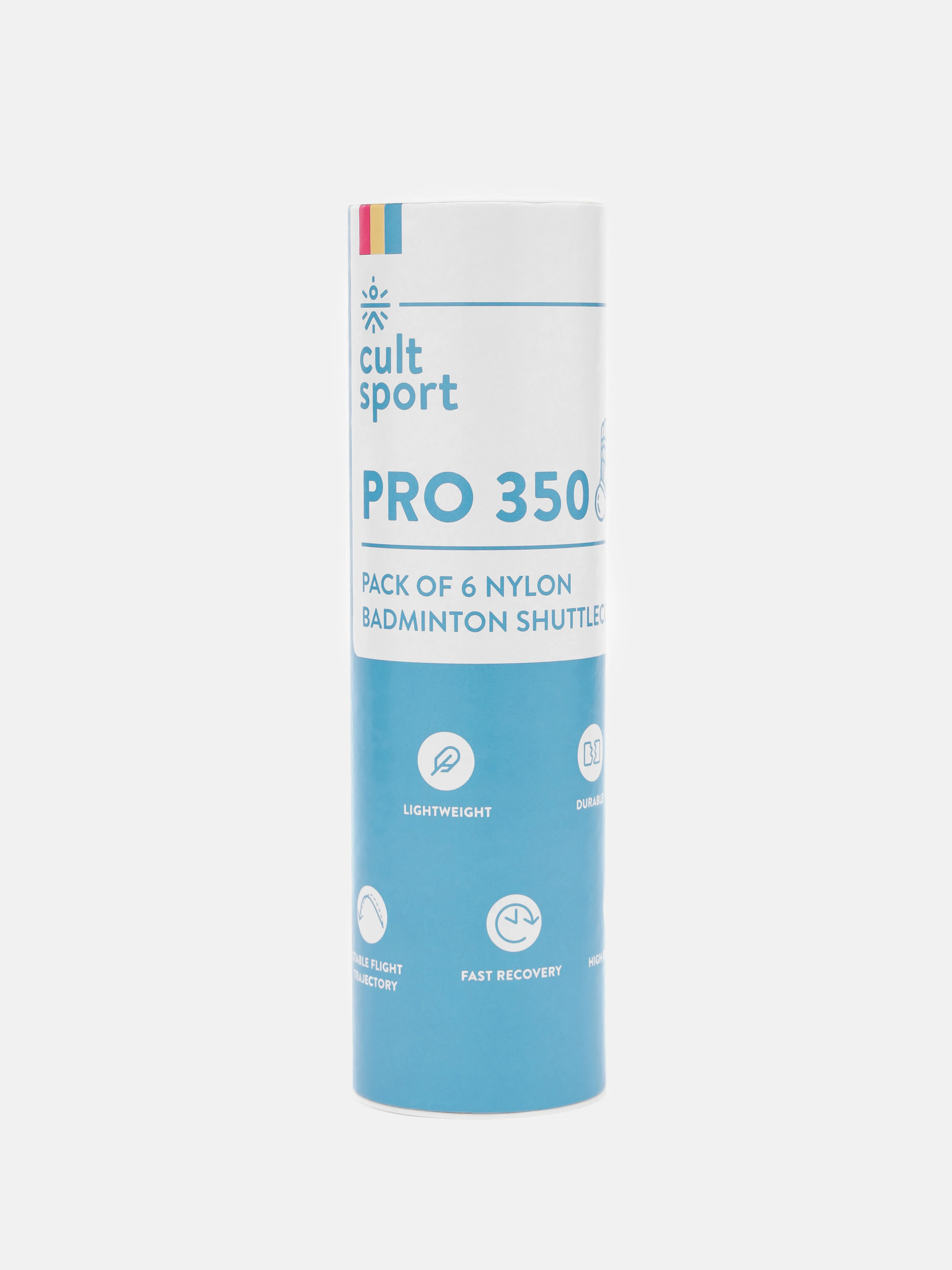 Pack of 6 Pro 350 Nylon Shuttlecocks - Image 5