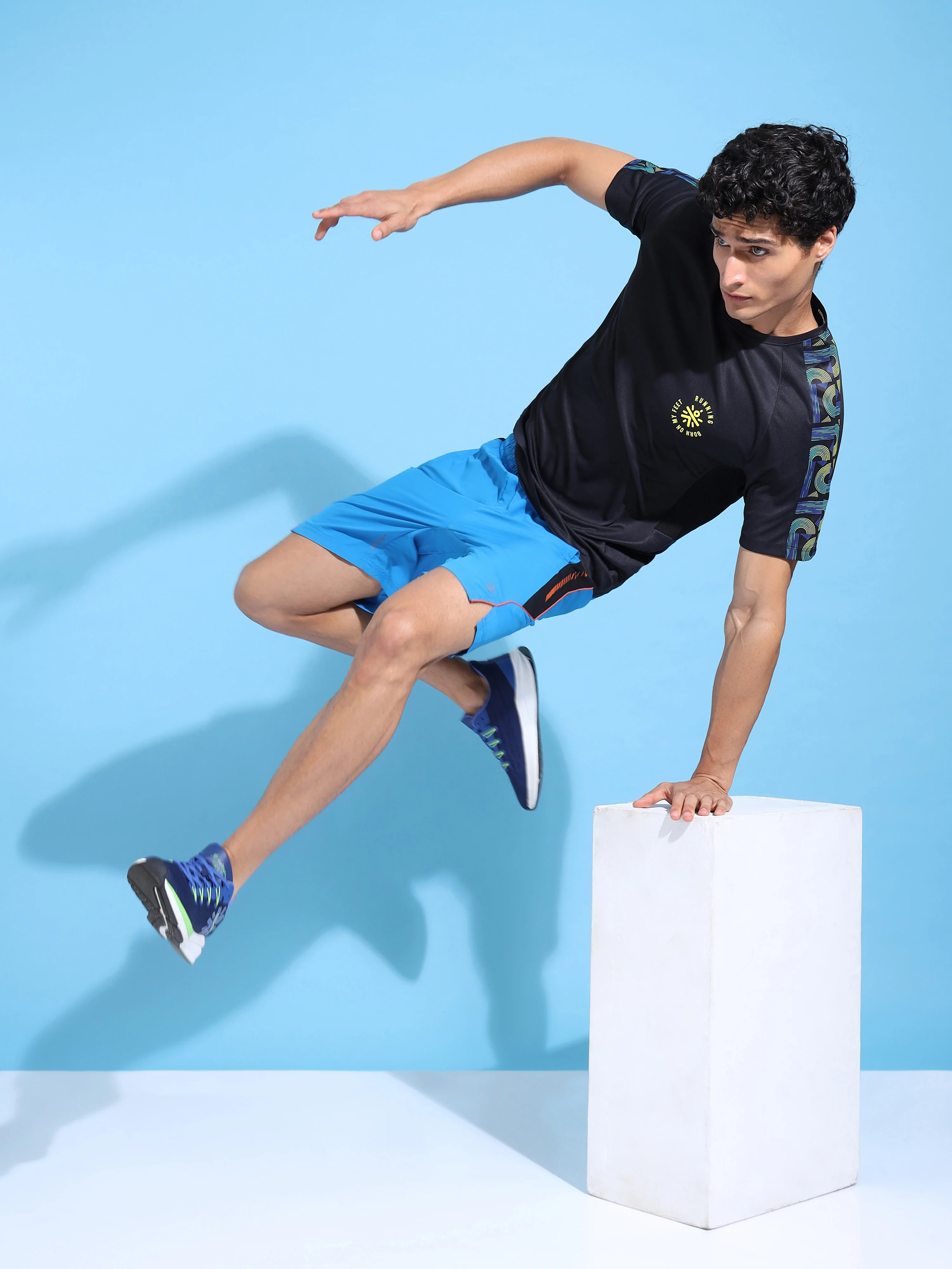 Panelled T-shirt with Sleeve Taping - Image 4