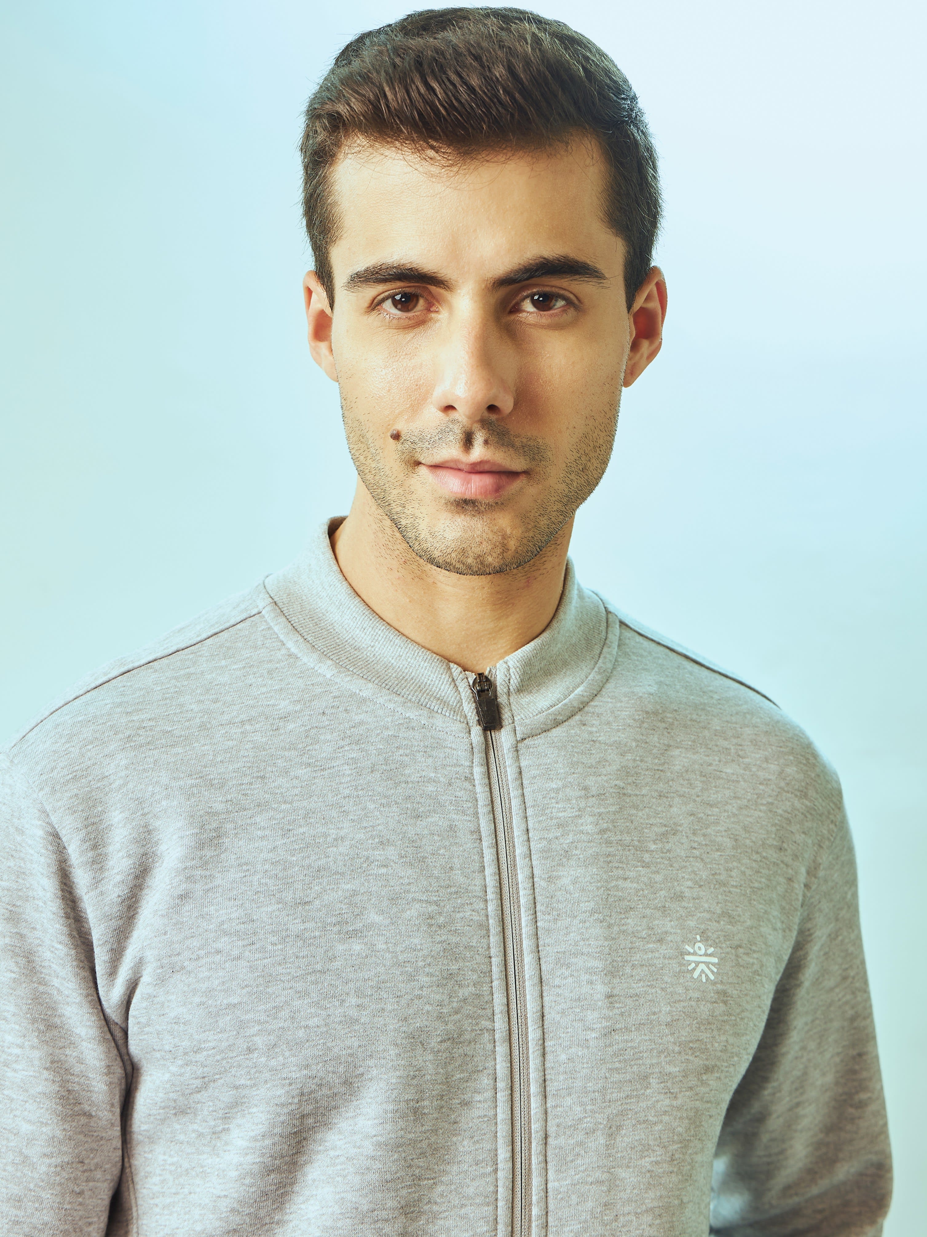 Panelled Zip-Front Sweatshirt - Image 6