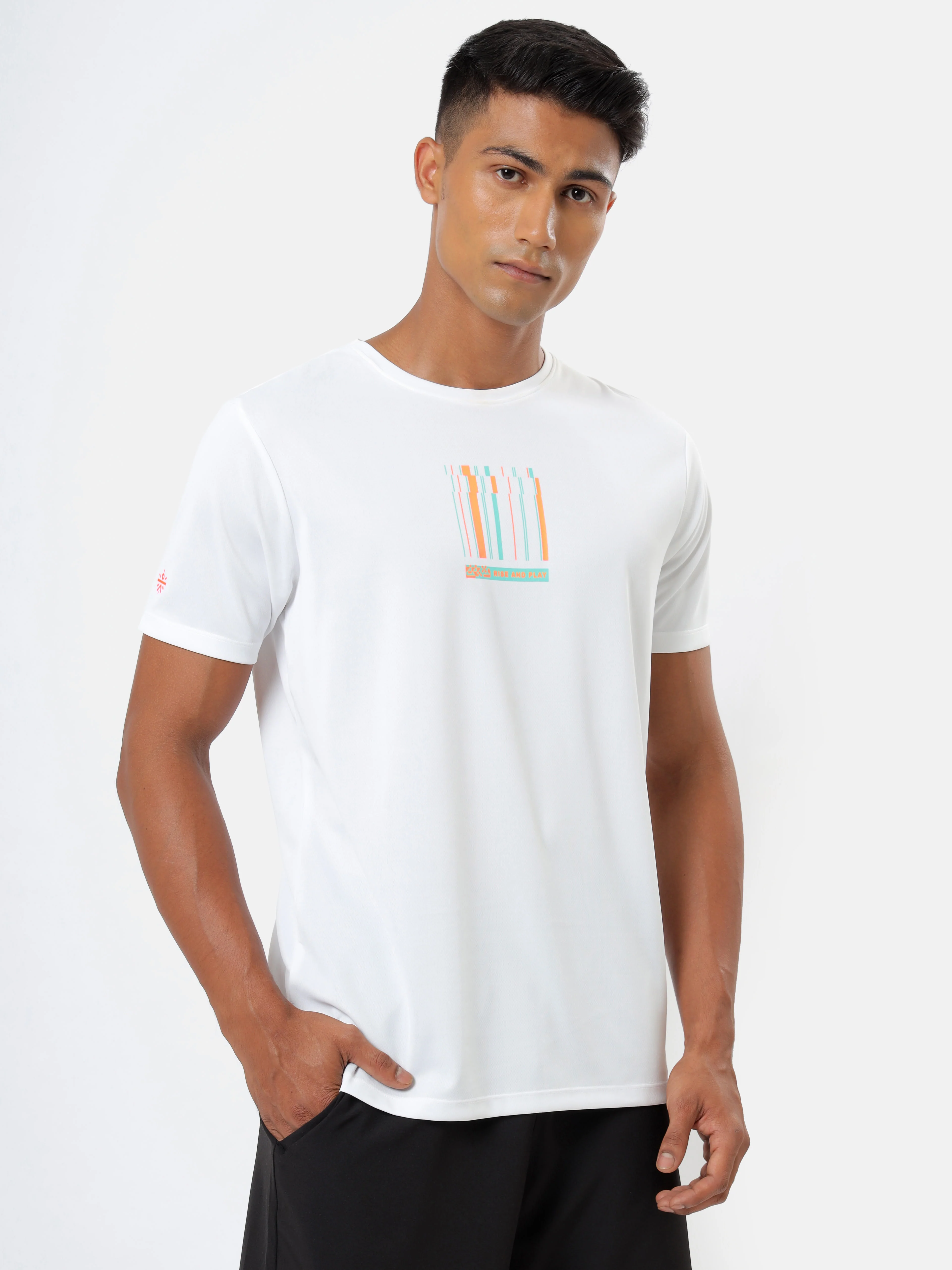 Performance T-shirt with Minimal Graphic Pack of 2 - Image 5