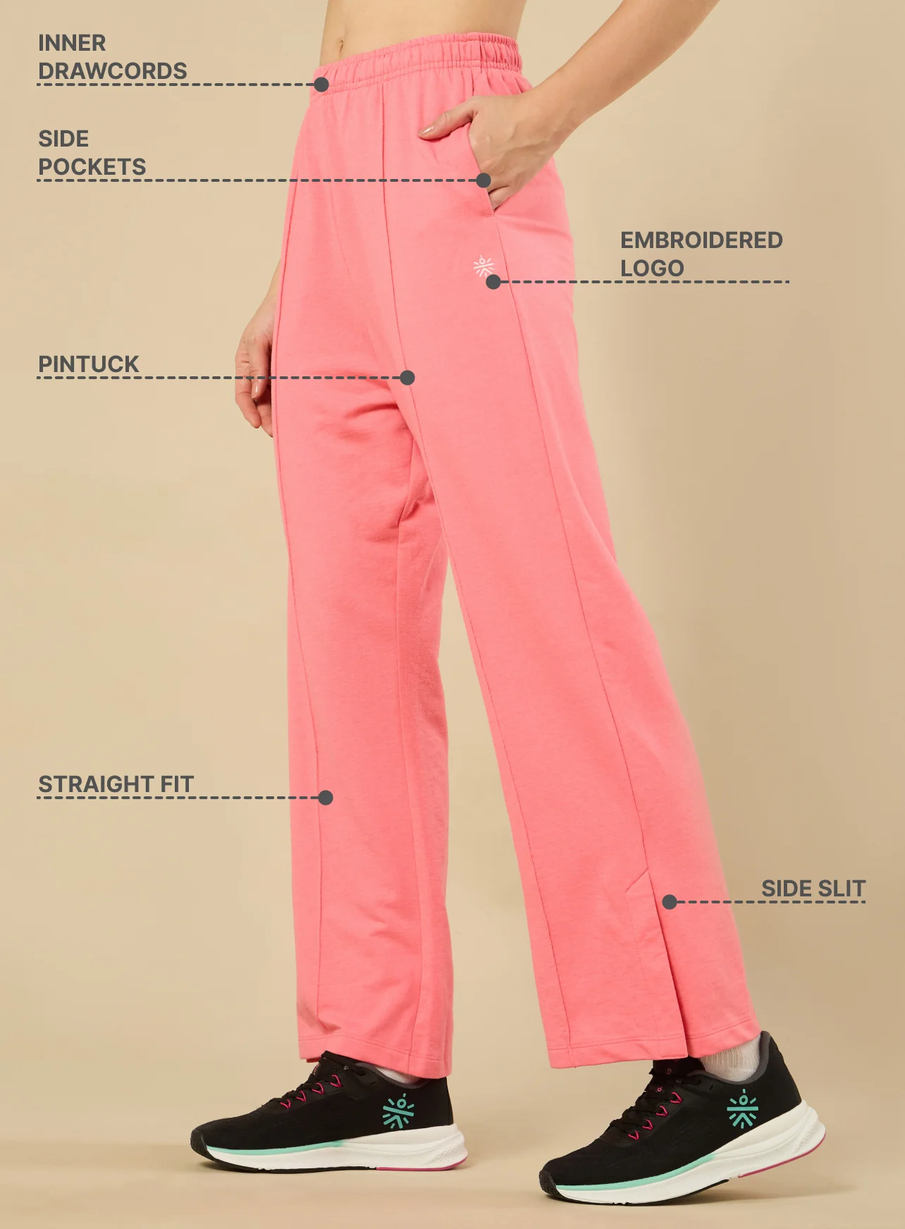 Pink Cult Community Straight Trackpant - Image 4