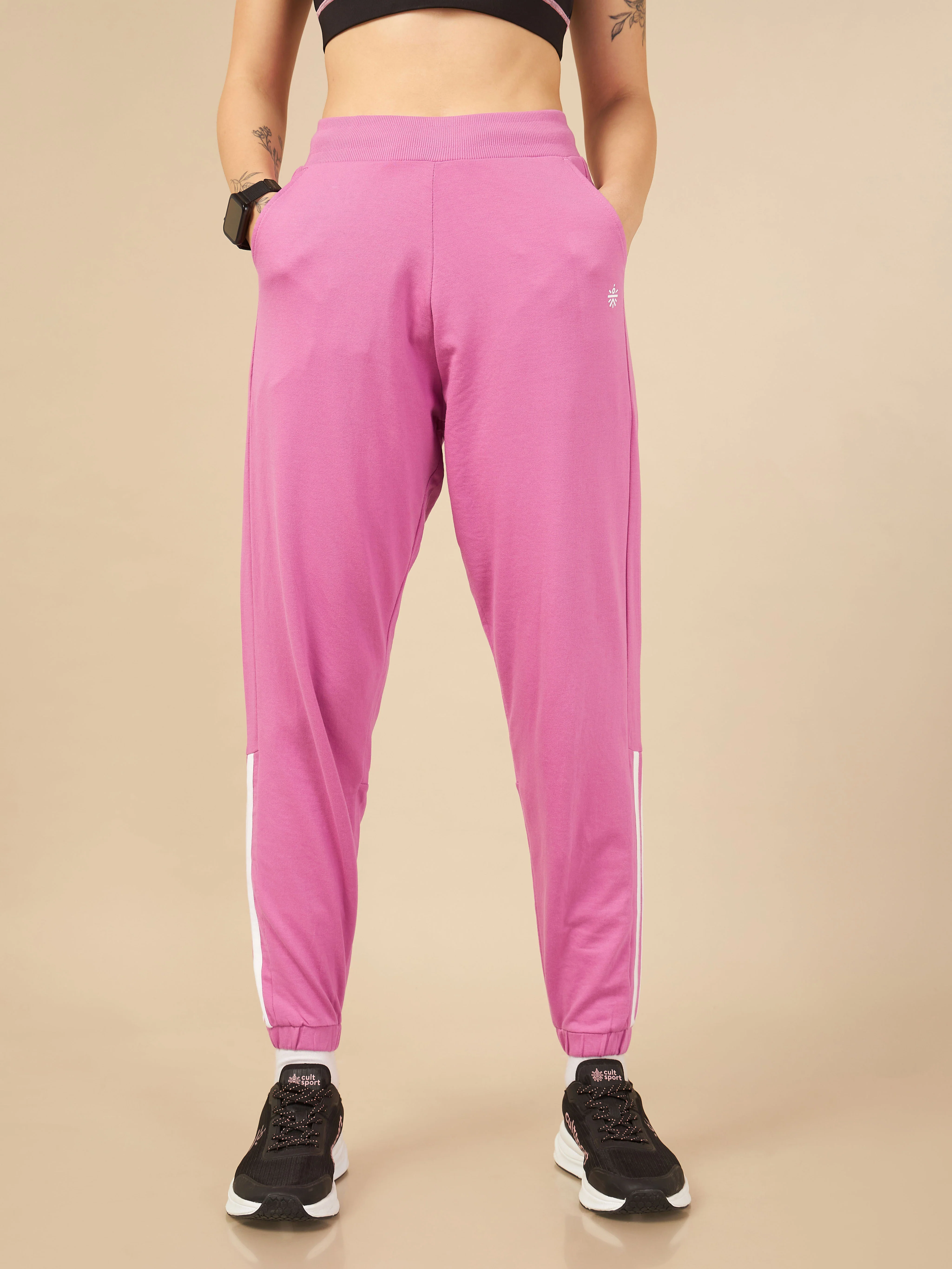 Pink Power Flex Joggers for Women - Image 4