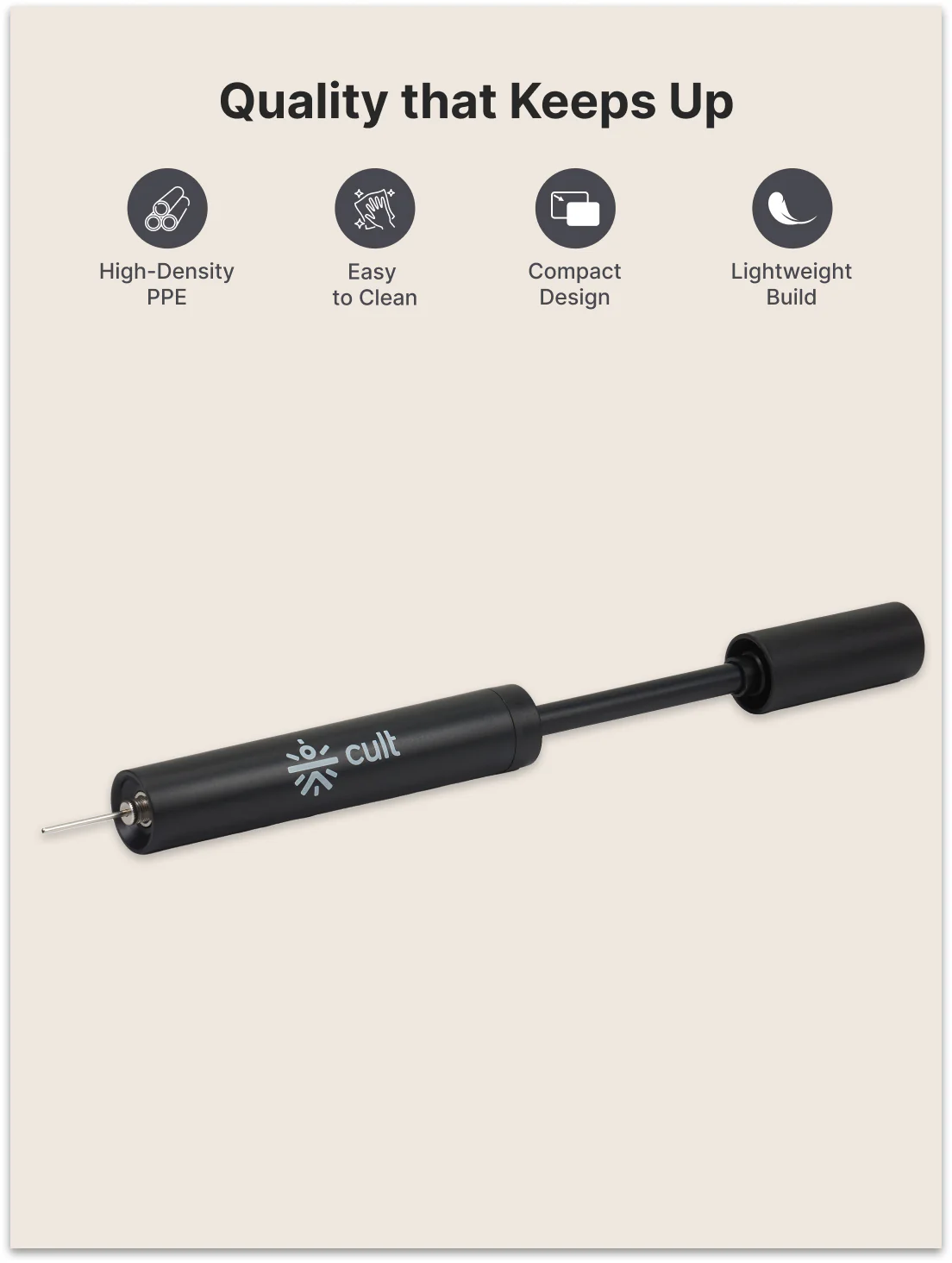 Portable Ball Air Pump Black - Image 3