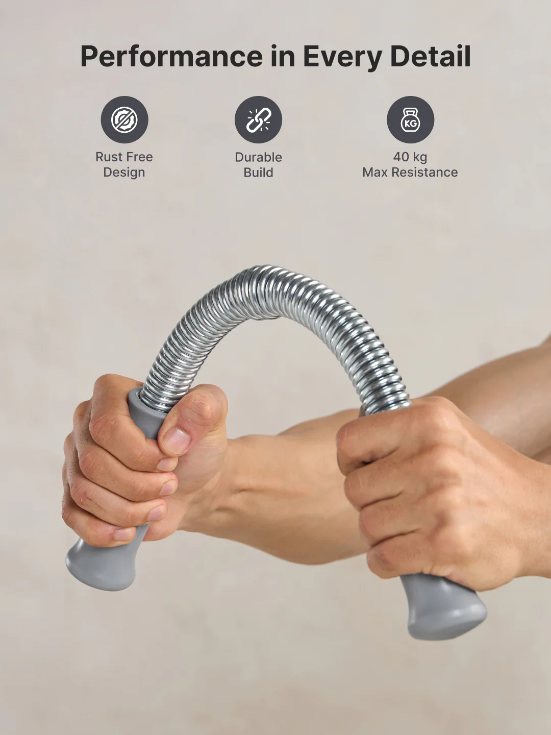 Power Twistor - upto 40kg resistance Grey - Image 3