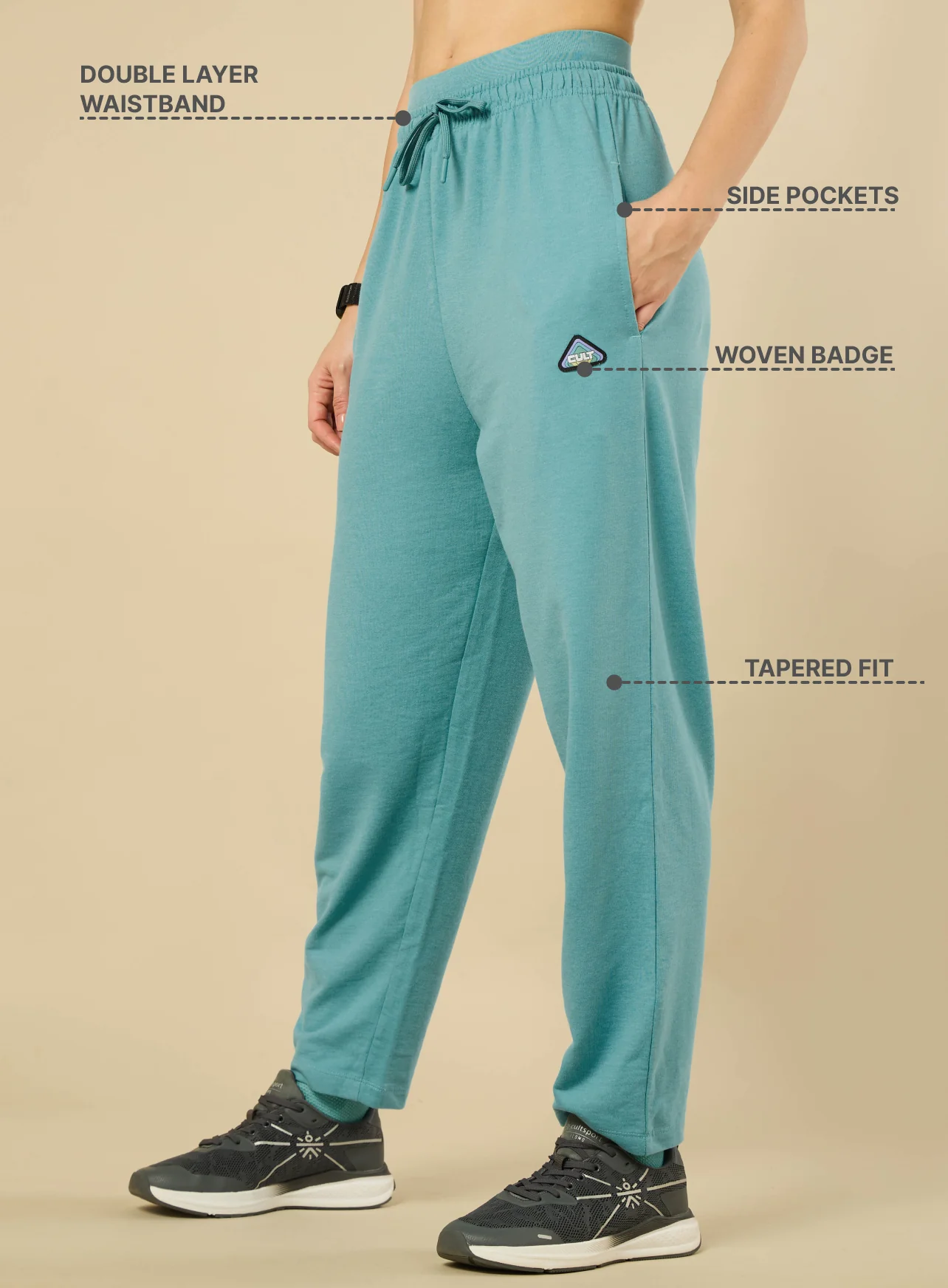 Power Up Blue Community Trackpant - Image 4