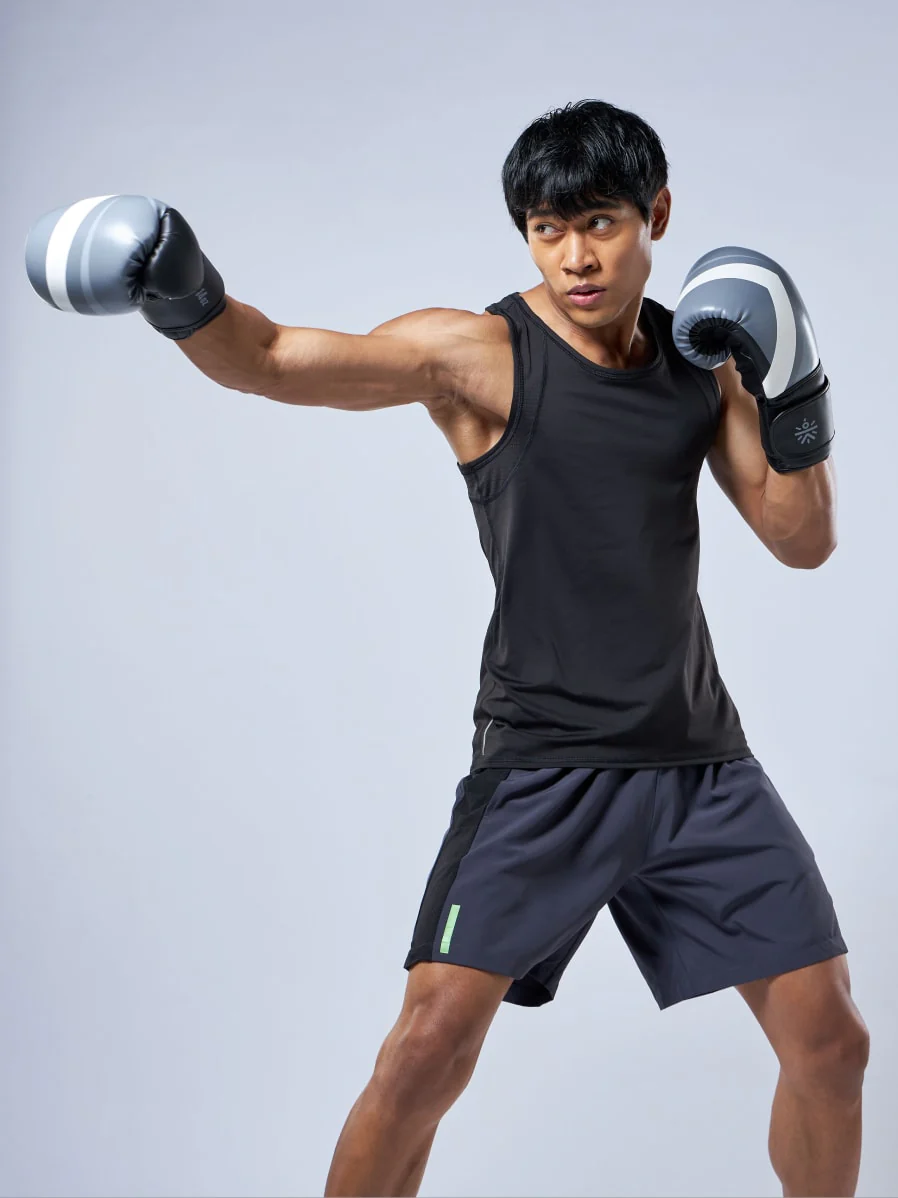 cult PVC Boxing Gloves for Men & Women Foam Padding Thickness 25mm Punching Bag Gloves for Boxing, Training, Kickboxing, Muay Thai, MMA Grey - Image 6