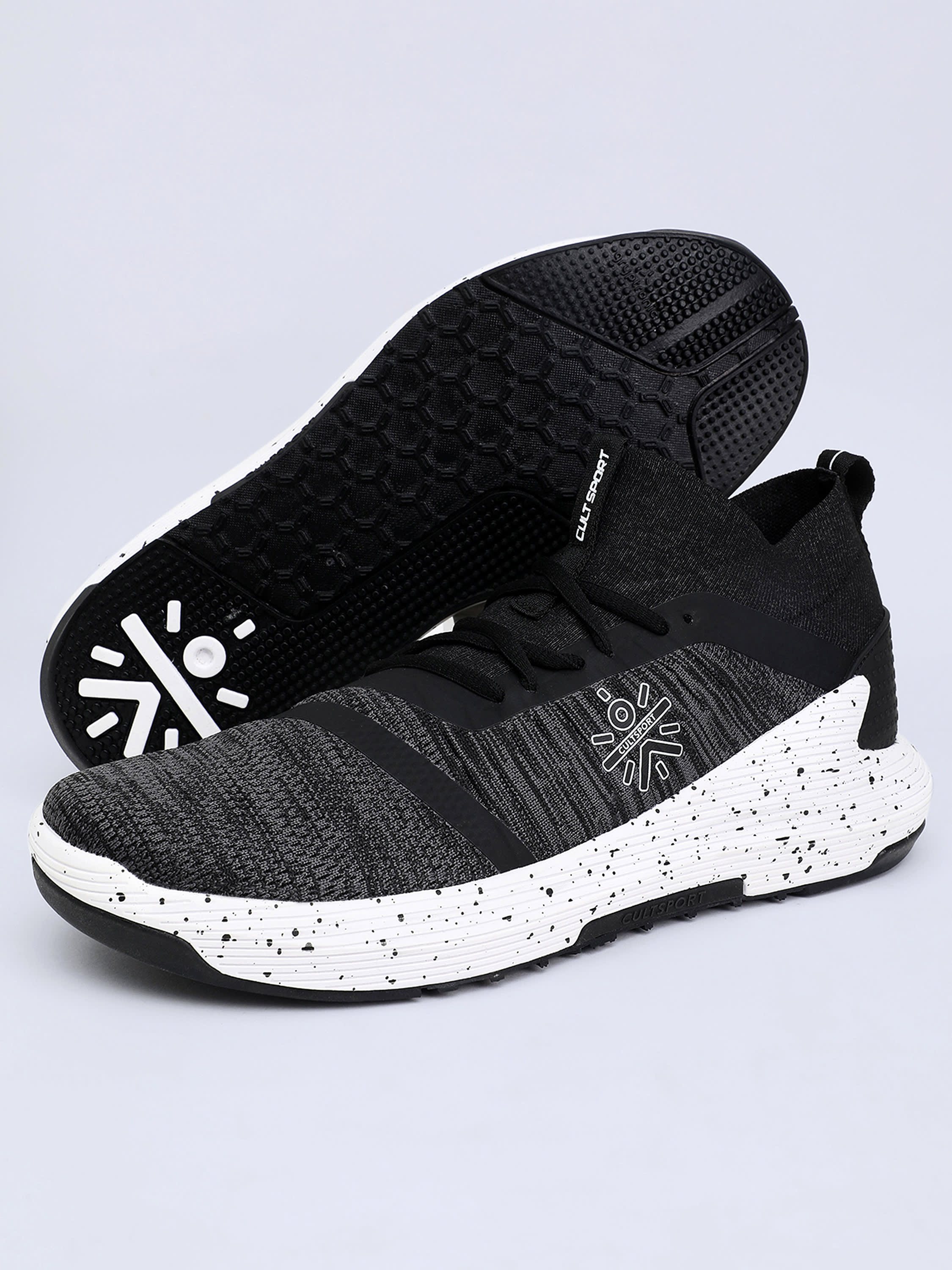 cult Pro-Train Men Training Shoes - Black/White - Image 4