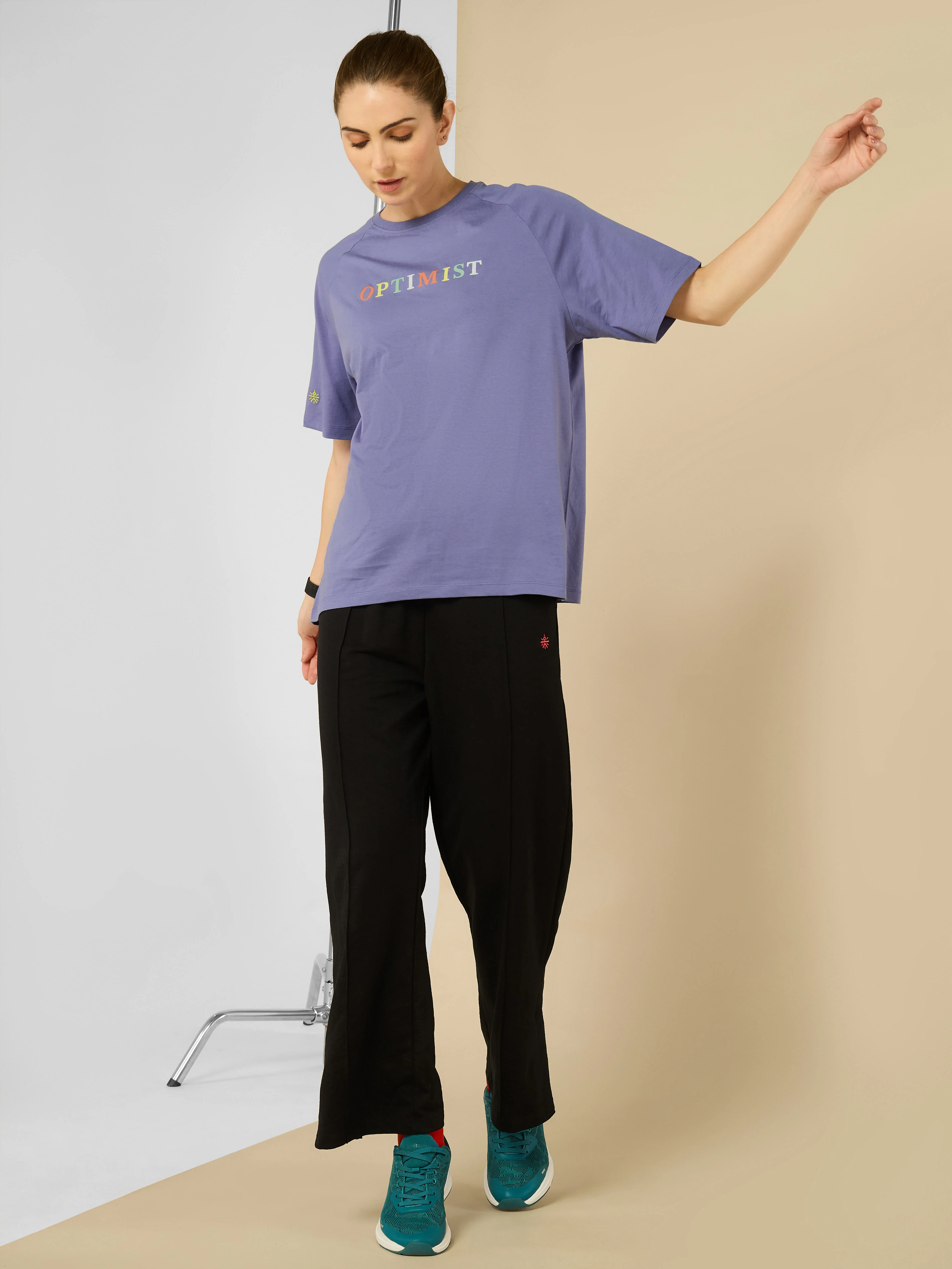 Purple Optimist Printed T-shirt - Image 2