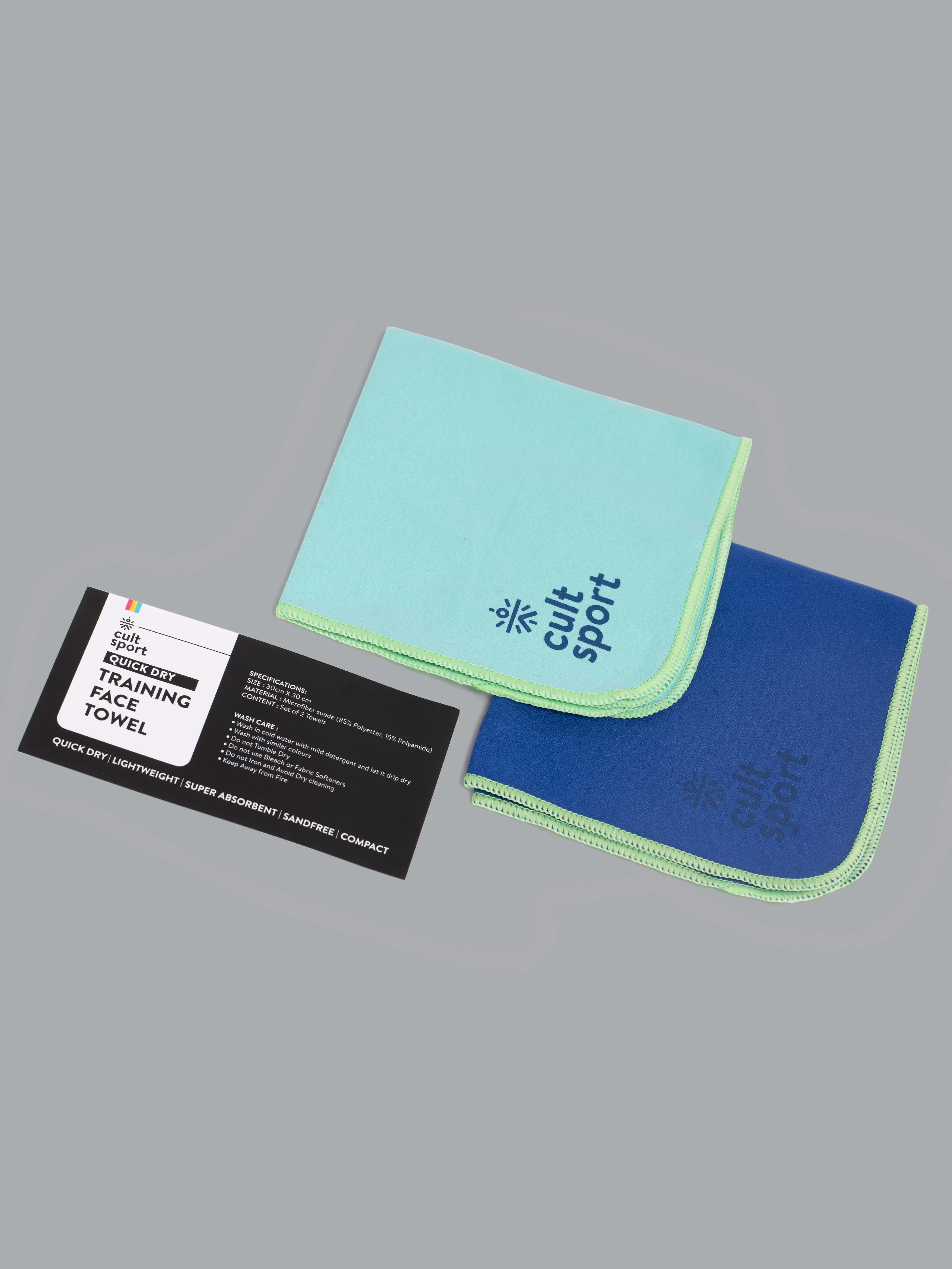 Quick Dry Hand Towel - Pack of 2 - Image 2