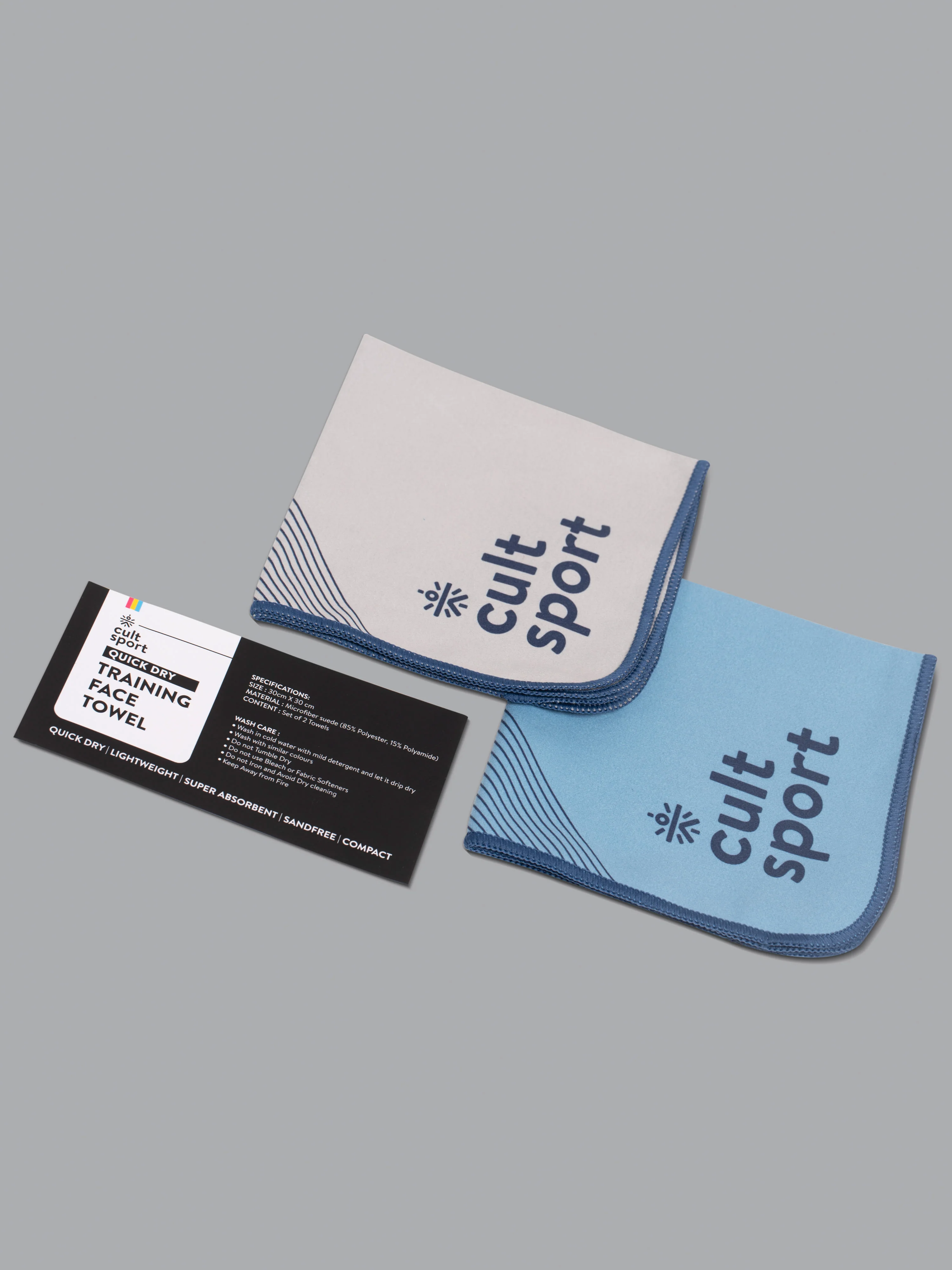 Quick Dry Hand Towel - Pack of 2 - Image 2