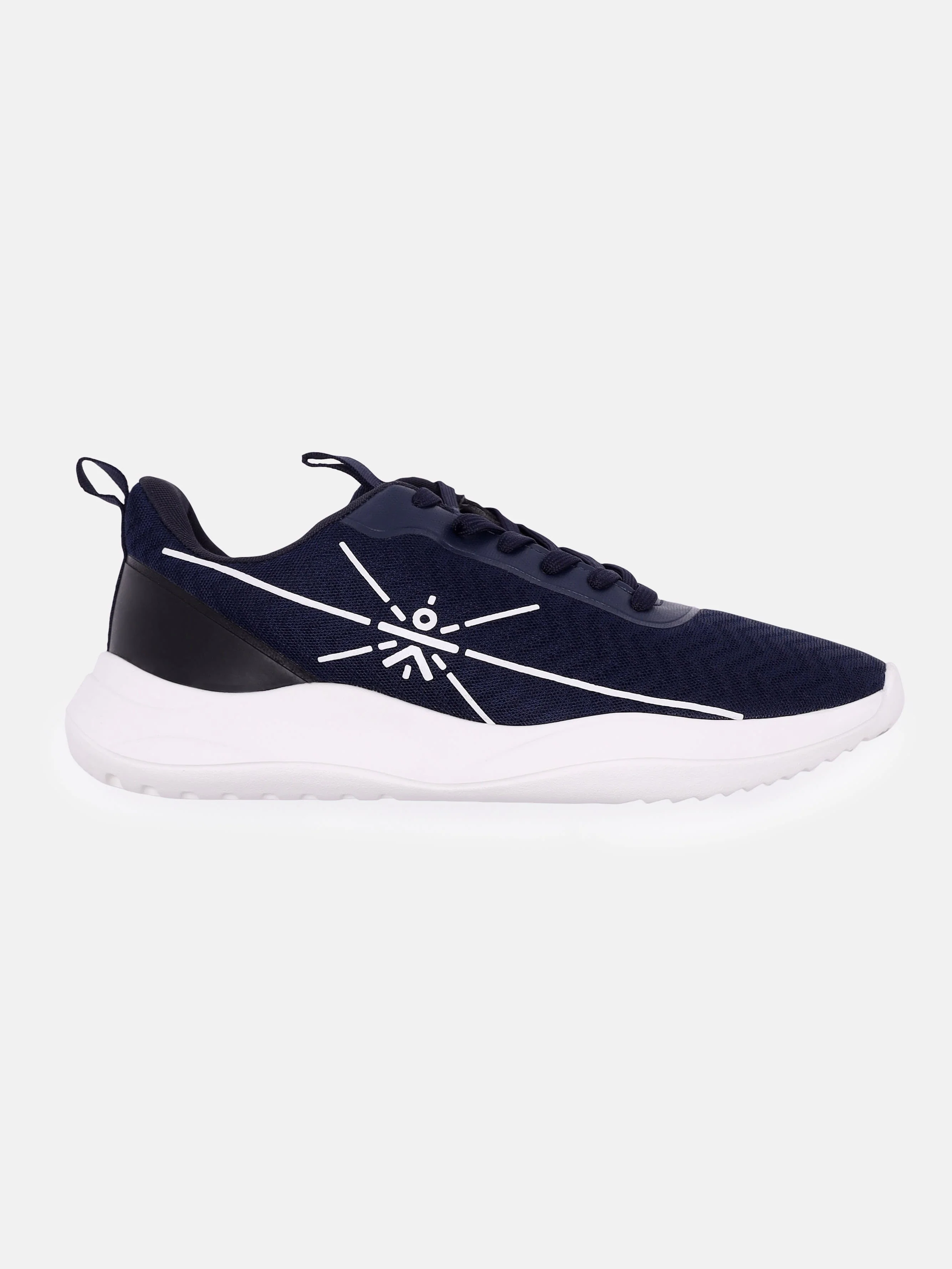 cult Racer Men Running Shoes - Navy Blue/Black - Image 4