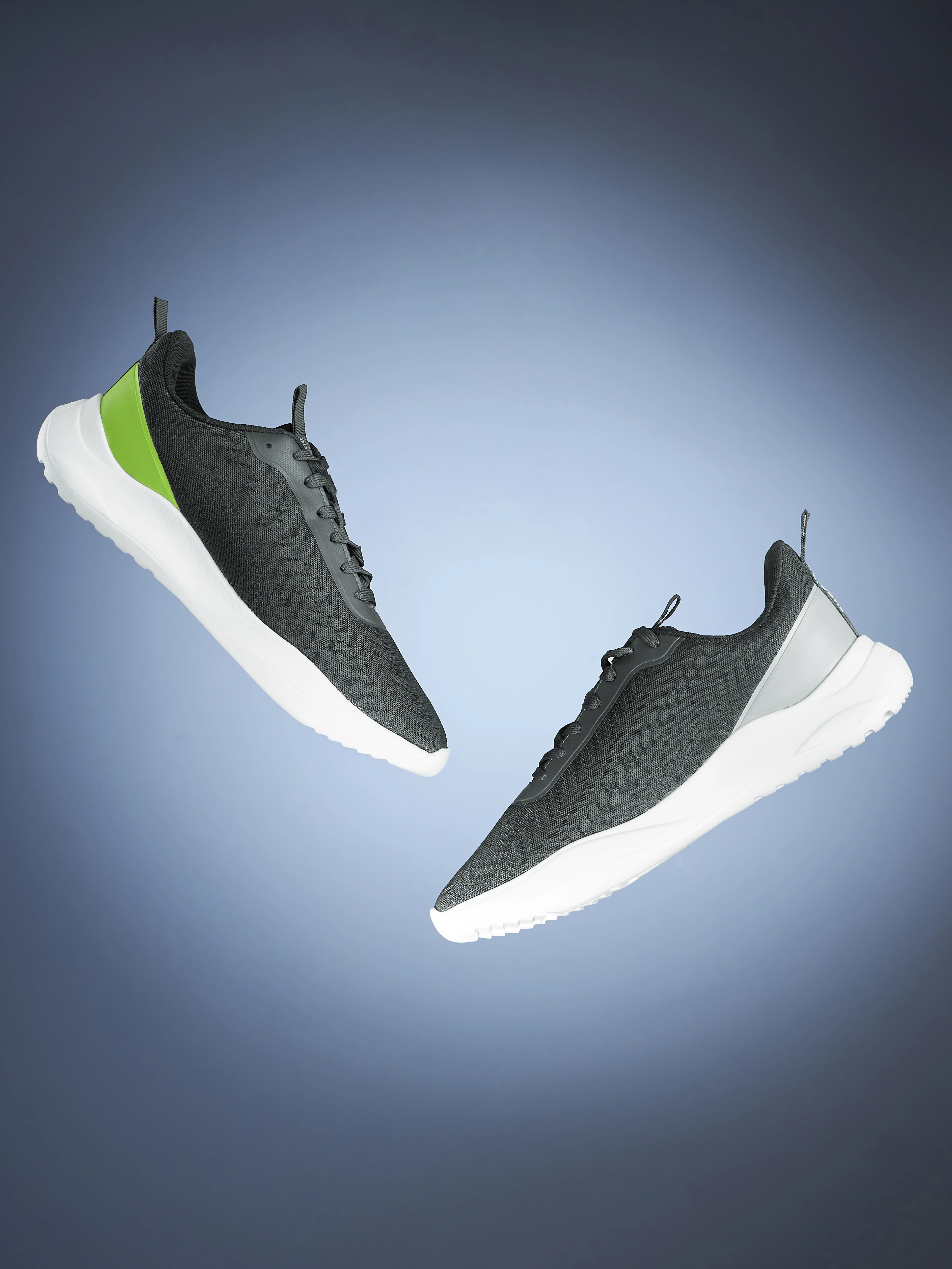 cult Racer Men Running Shoes - Dark Grey/Green - Image 2