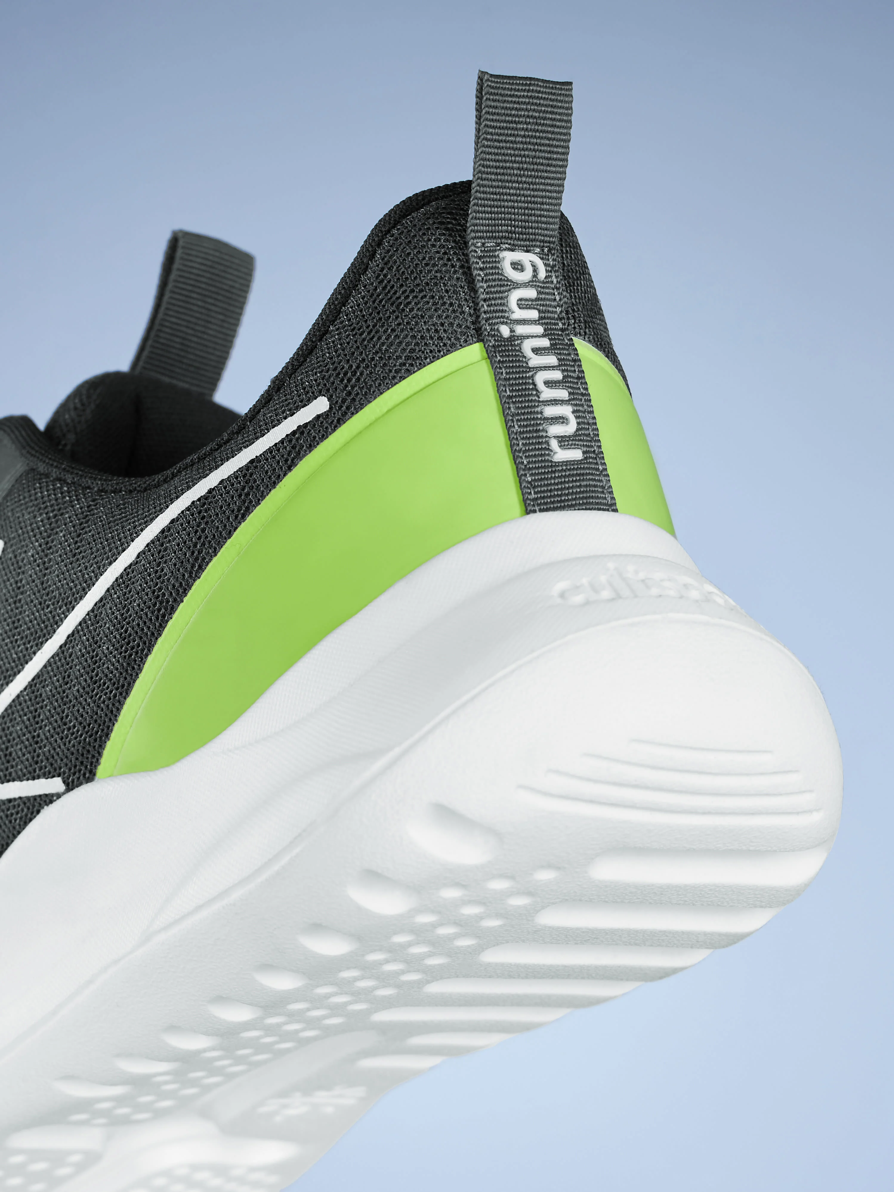 cult Racer Men Running Shoes - Dark Grey/Green - Image 6