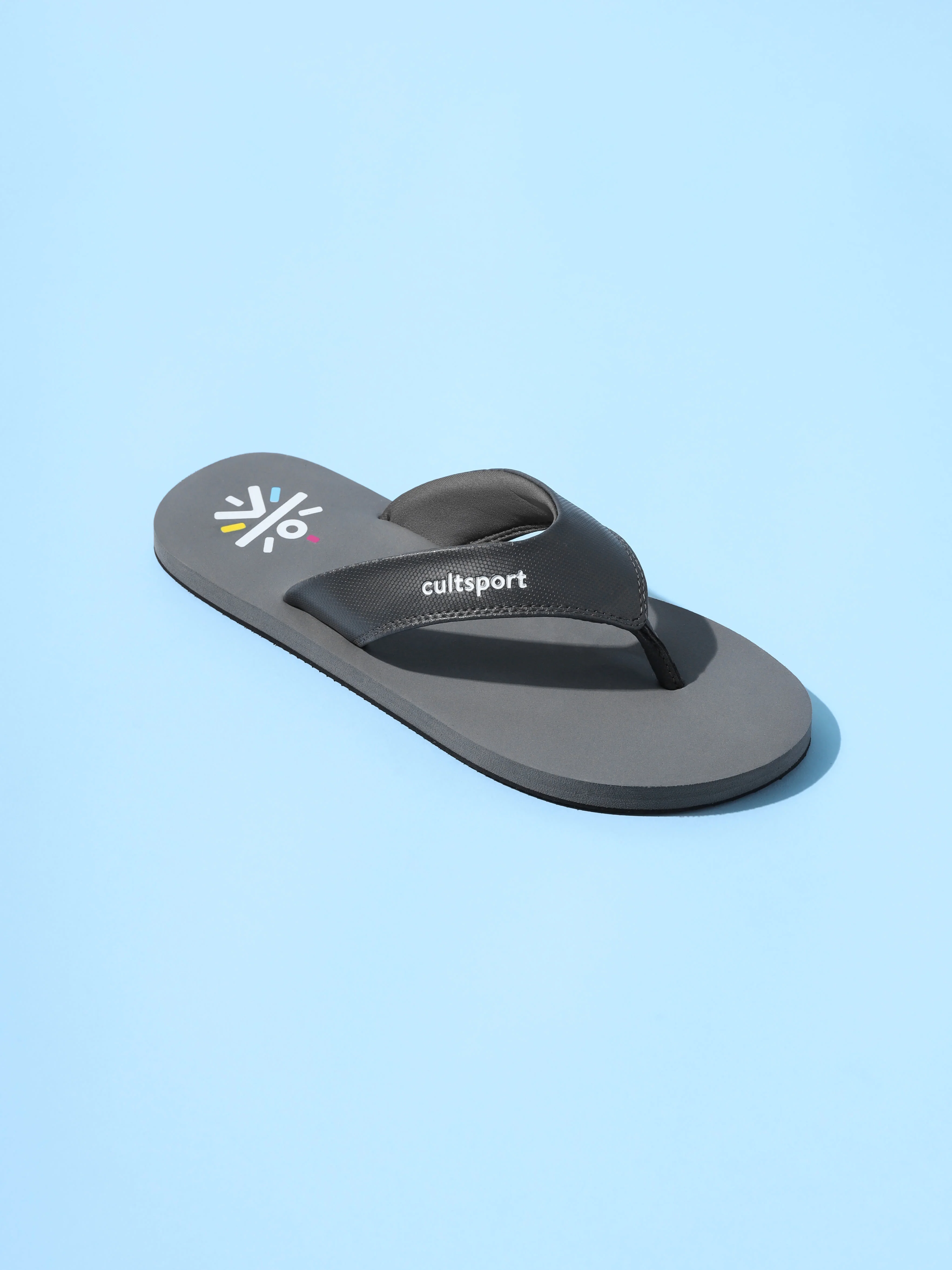 cult Repose Sweat Absorbing EVA Flip Flops - Dark Grey - Image 4