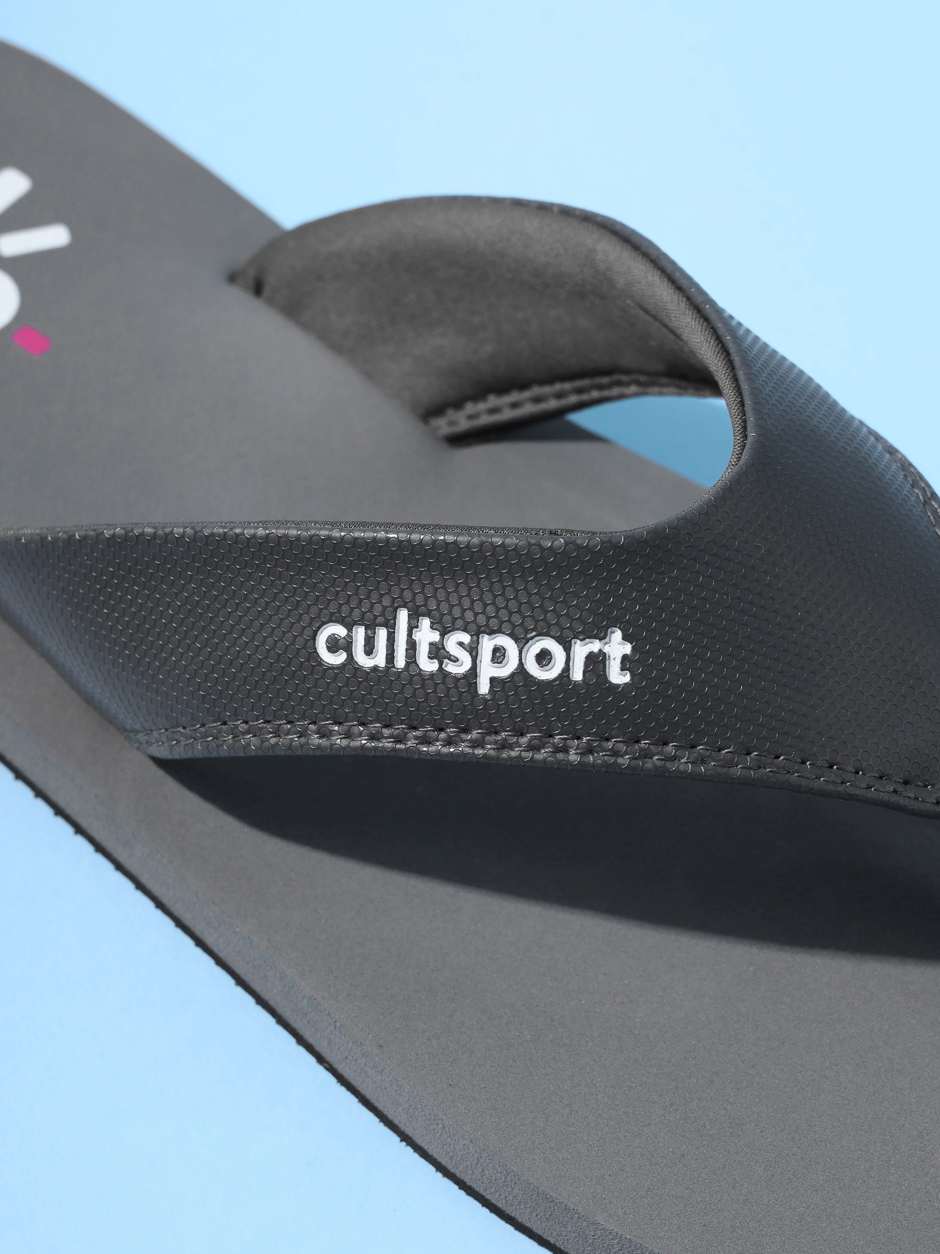 cult Repose Sweat Absorbing EVA Flip Flops - Dark Grey - Image 6