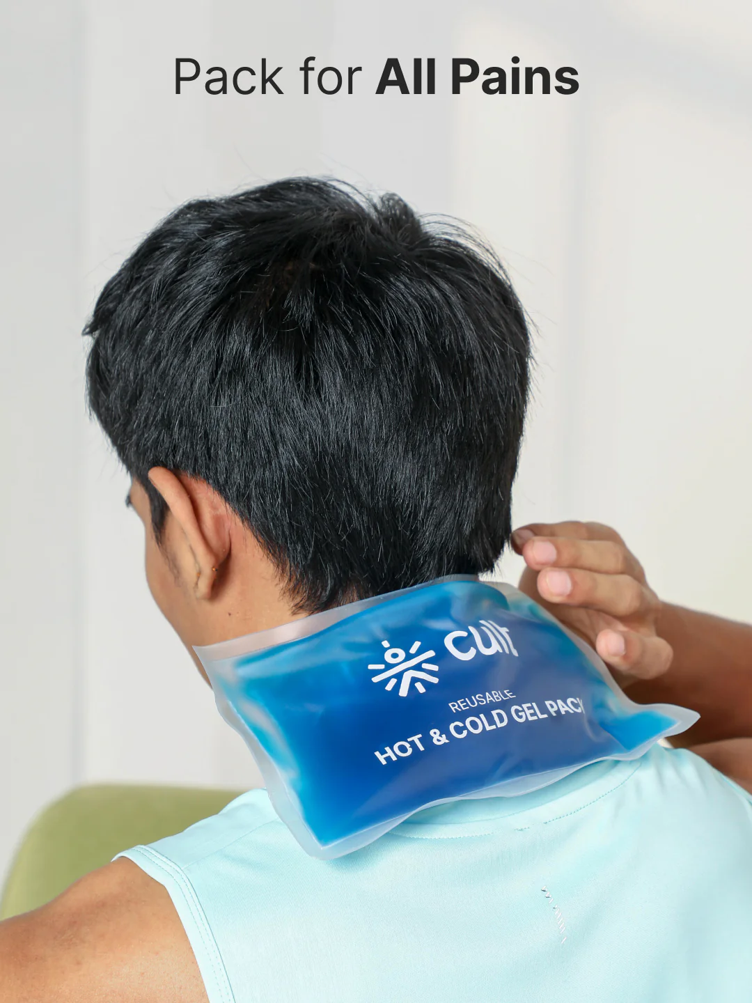 Reusable Hot & Cold Gel Pack of 2 Flexible Pain Relief for Cramps, Swelling, Injuries, Neck, Back & Joint Recovery - Image 2
