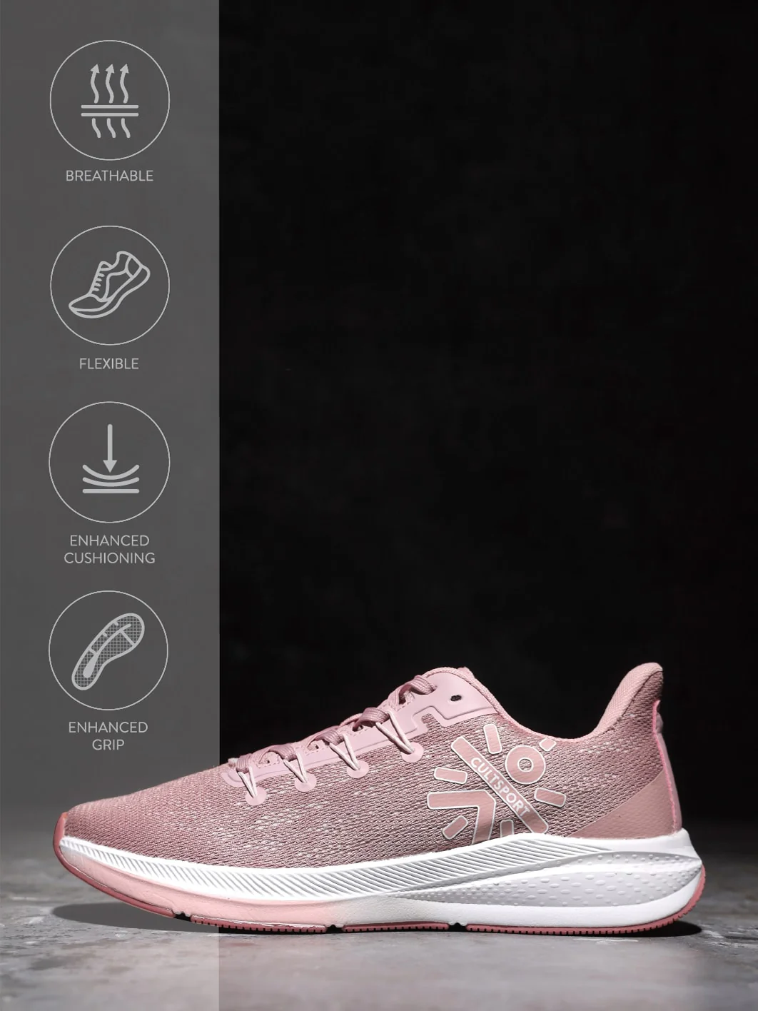 cult Firebird Women Running Shoes - Pink - Image 3
