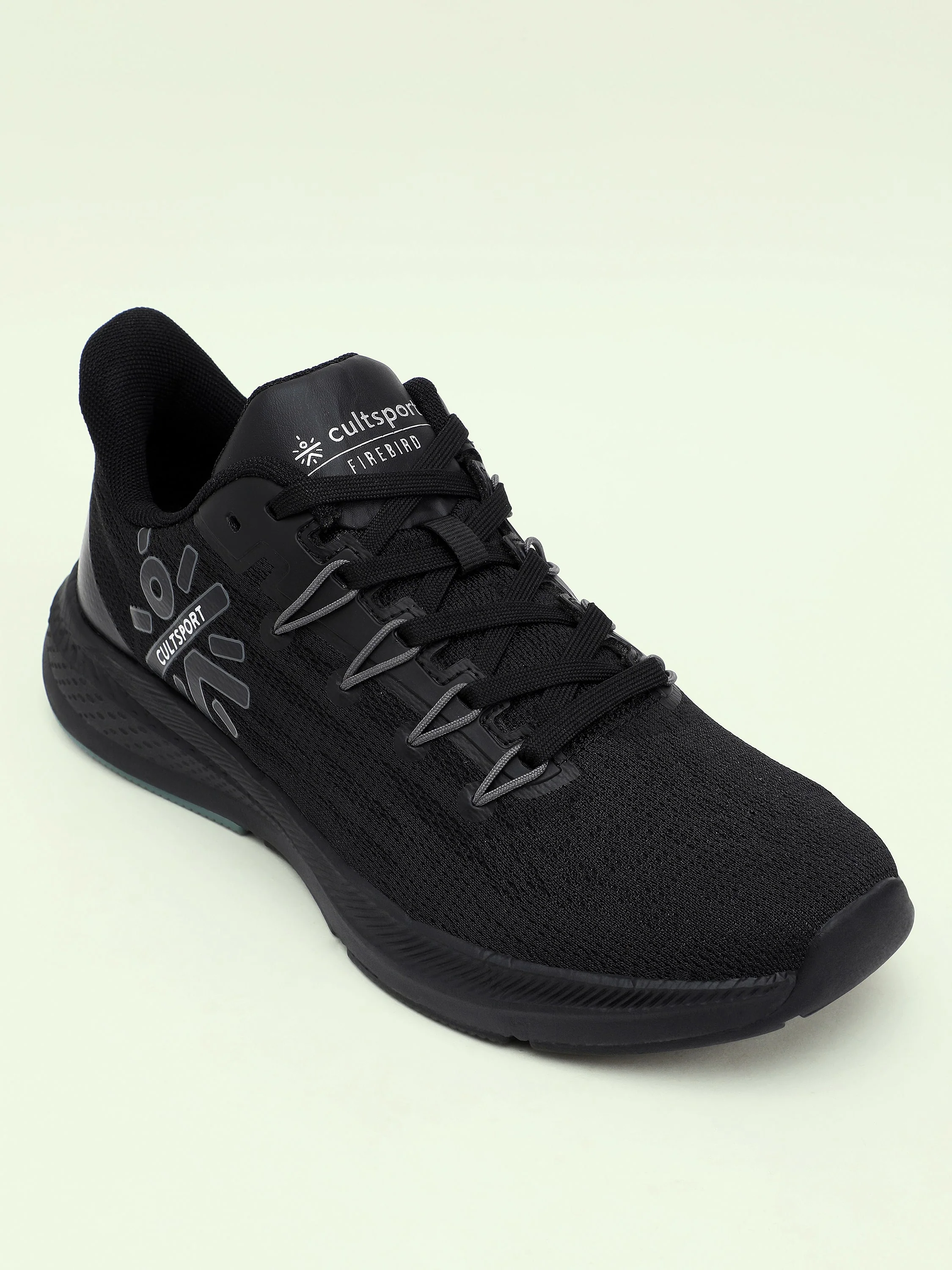 cult Firebird Men Running Shoes - Grey/Black - Image 2