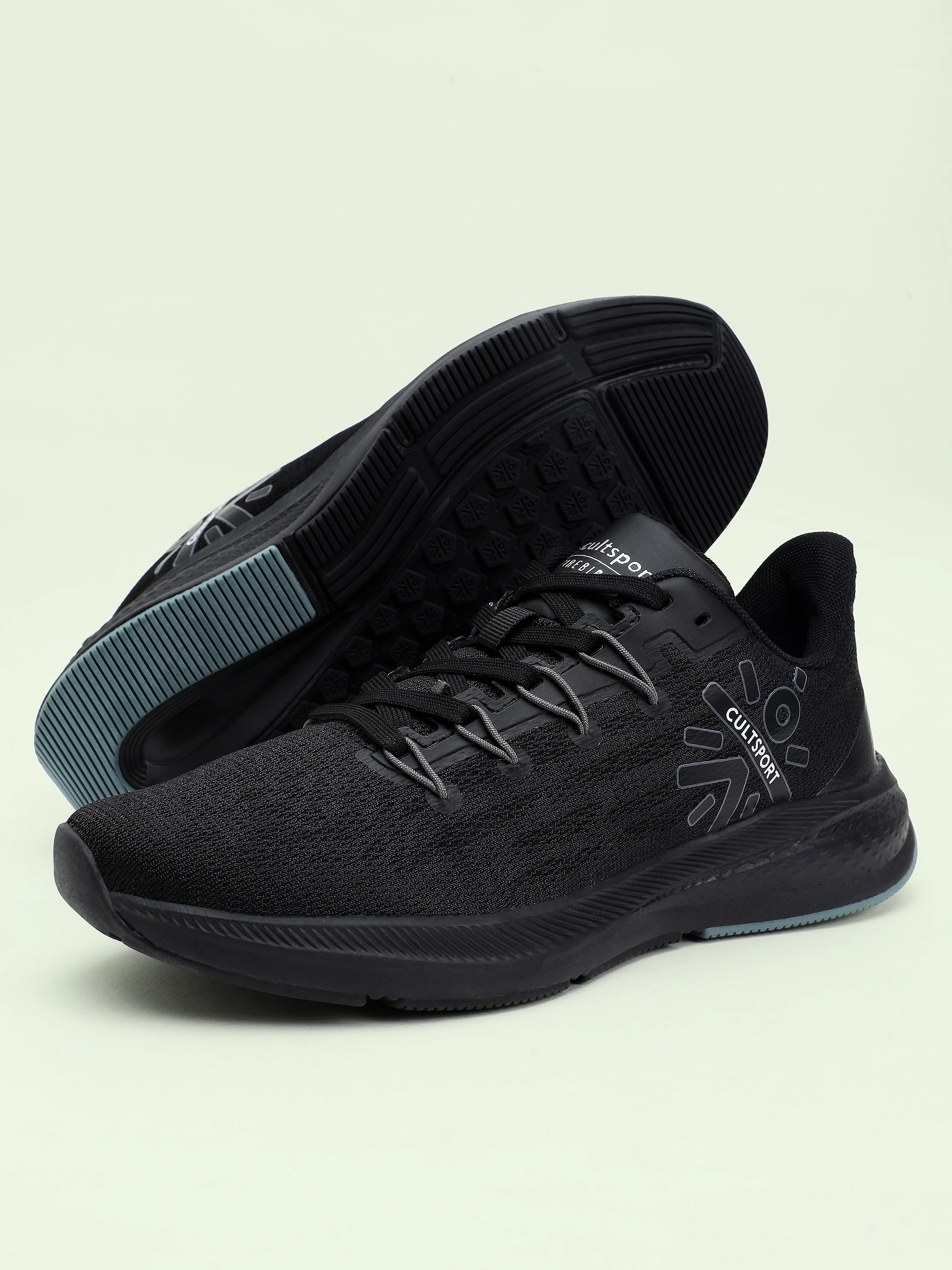 cult Firebird Men Running Shoes - Grey/Black - Image 4