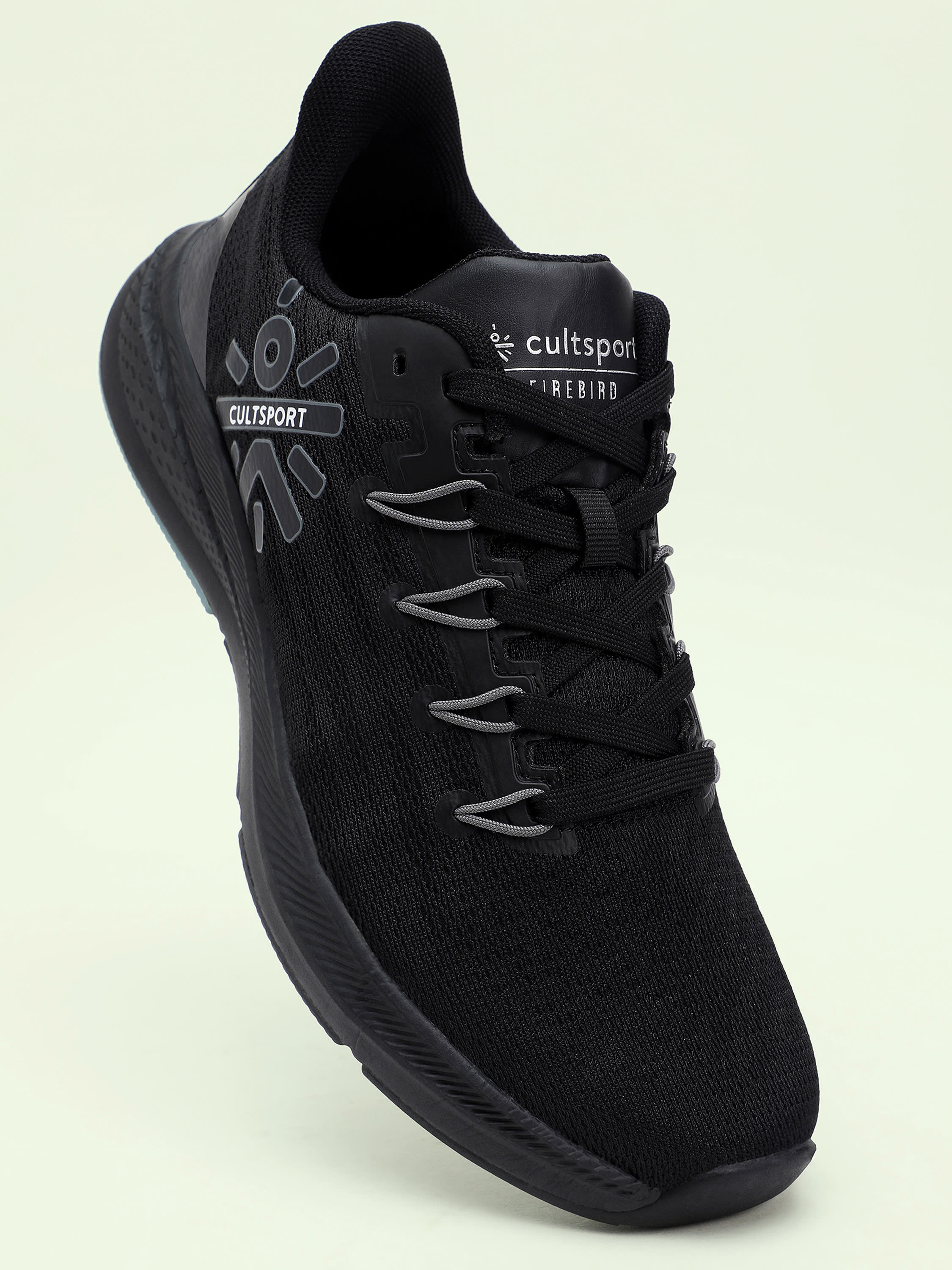 cult Firebird Men Running Shoes - Grey/Black - Image 9