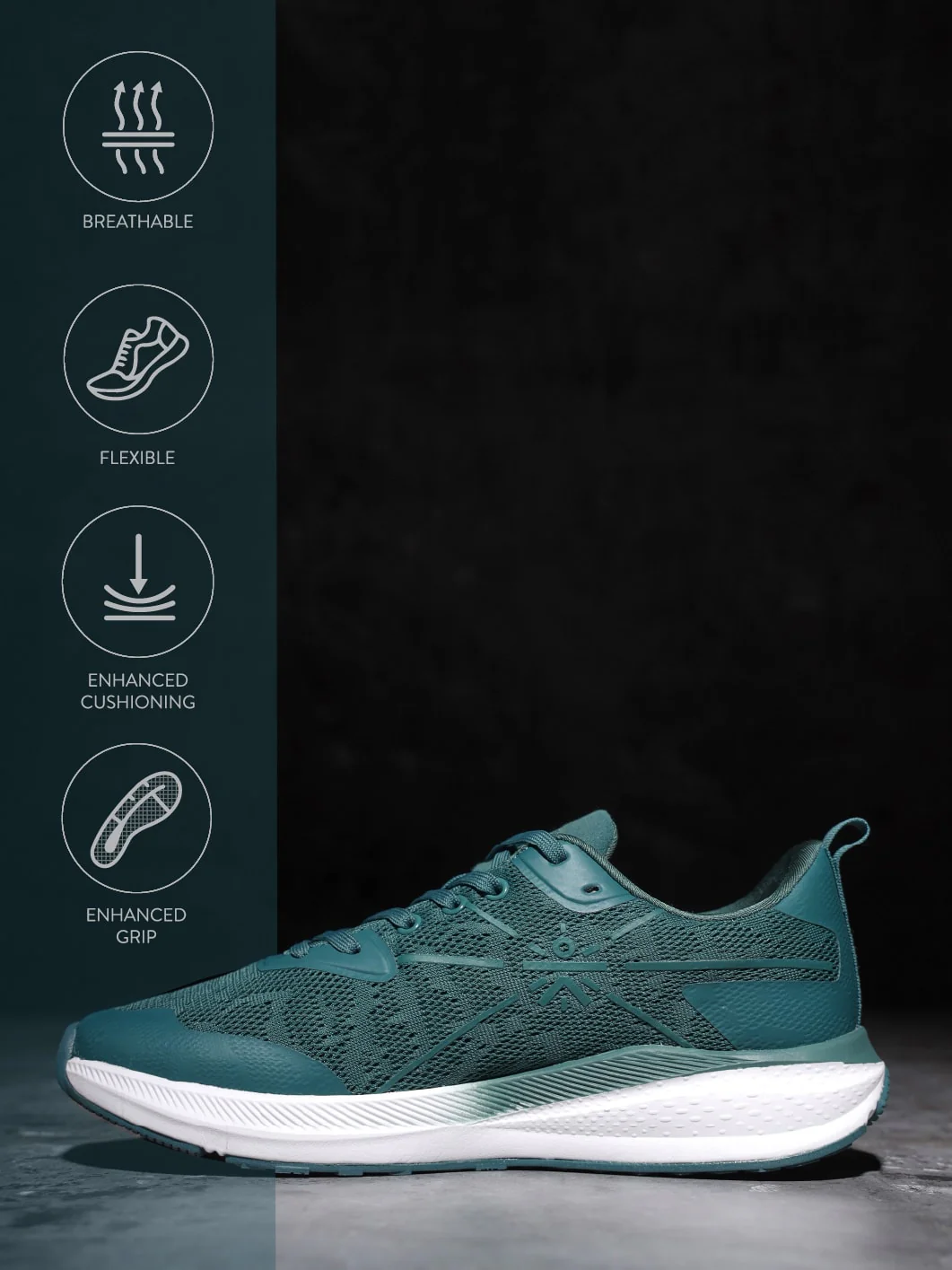 cult Flomo Women Running Shoes - Green/Teal - Image 2