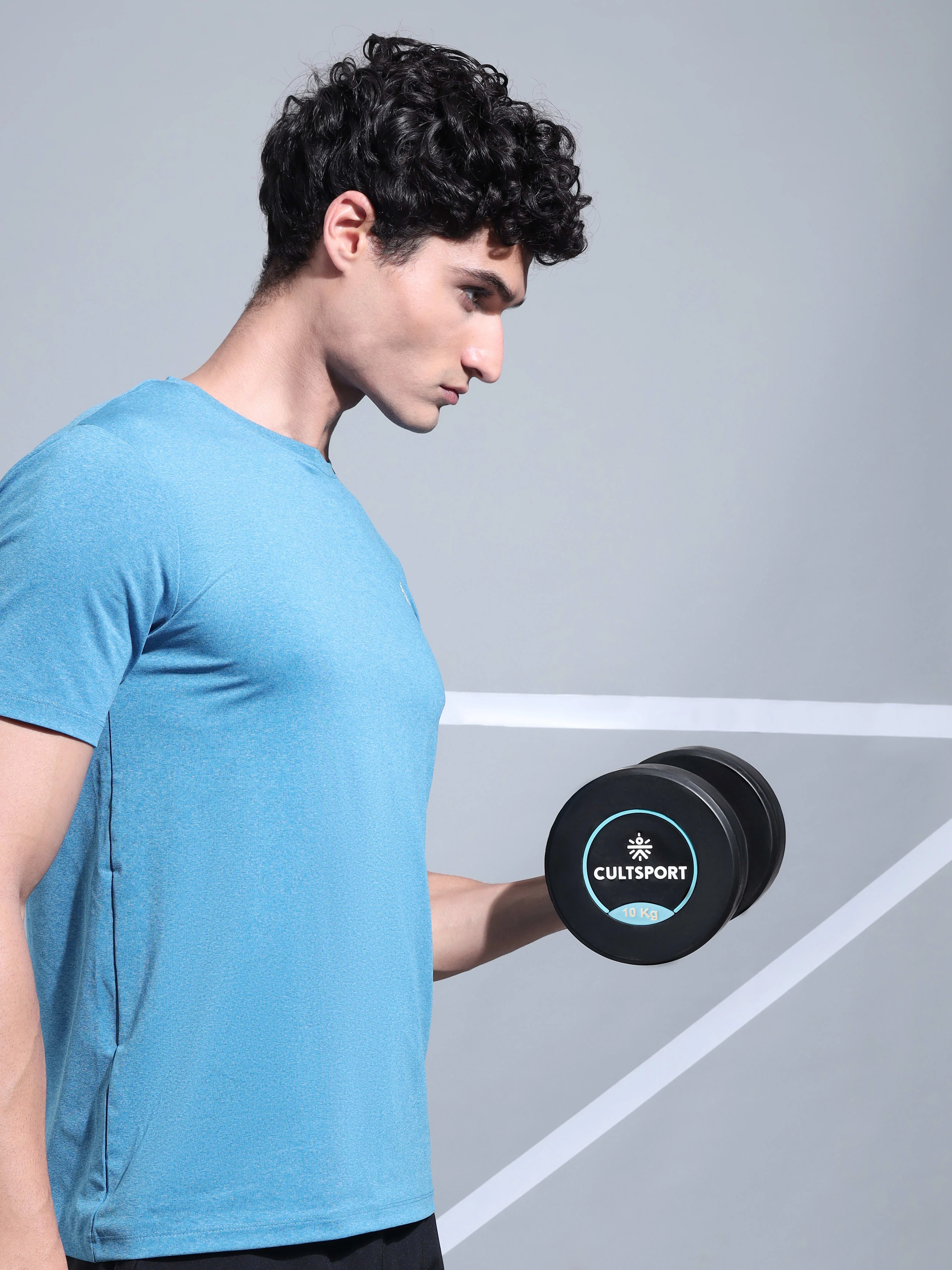 Round Dumbbell 10kg (2 piece) - Image 3