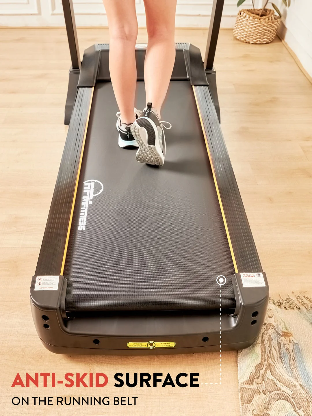 RPM Active1100DC 6 HP Peak Treadmill | 15-level Auto-Incline | Max Weight-140kg | Max Speed-18kmph (with 6 Months extended warranty) - Image 4