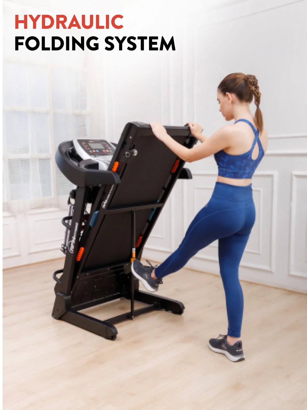 RPM3000 3.5HP DC Treadmill | 3-level Manual-Incline & Massager | Max Weight-110kg | Max Speed-14kmph (with 6 months extended warranty) - Image 4