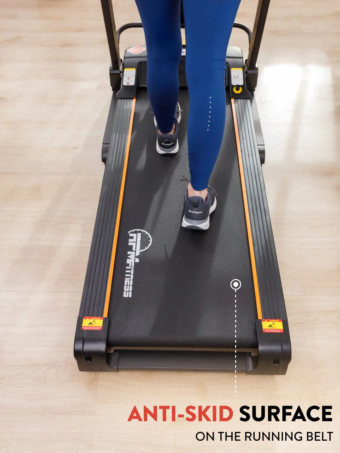 RPM3000 3.5HP DC Treadmill | 3-level Manual-Incline & Massager | Max Weight-110kg | Max Speed-14kmph (with 6 months extended warranty) - Image 5