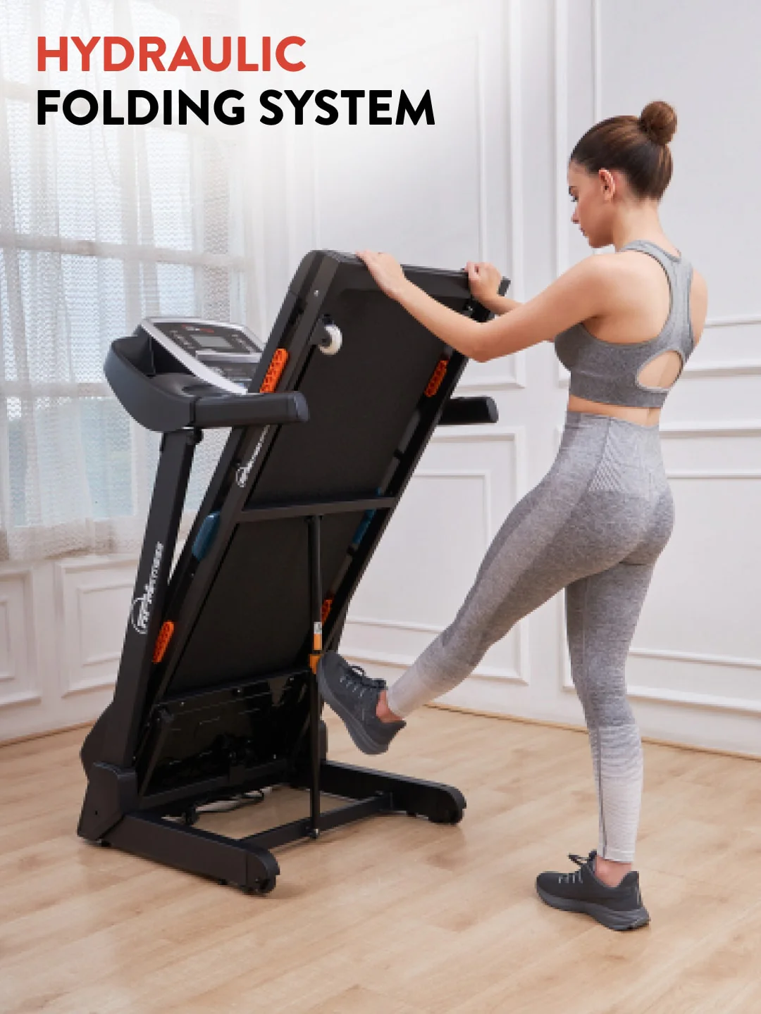 RPM4000 4.5 HP Peak Treadmill | 15-level Auto-Incline | Max Weight-110kg | Max Speed-16kmph (with 6 Months extended warranty) - Image 6