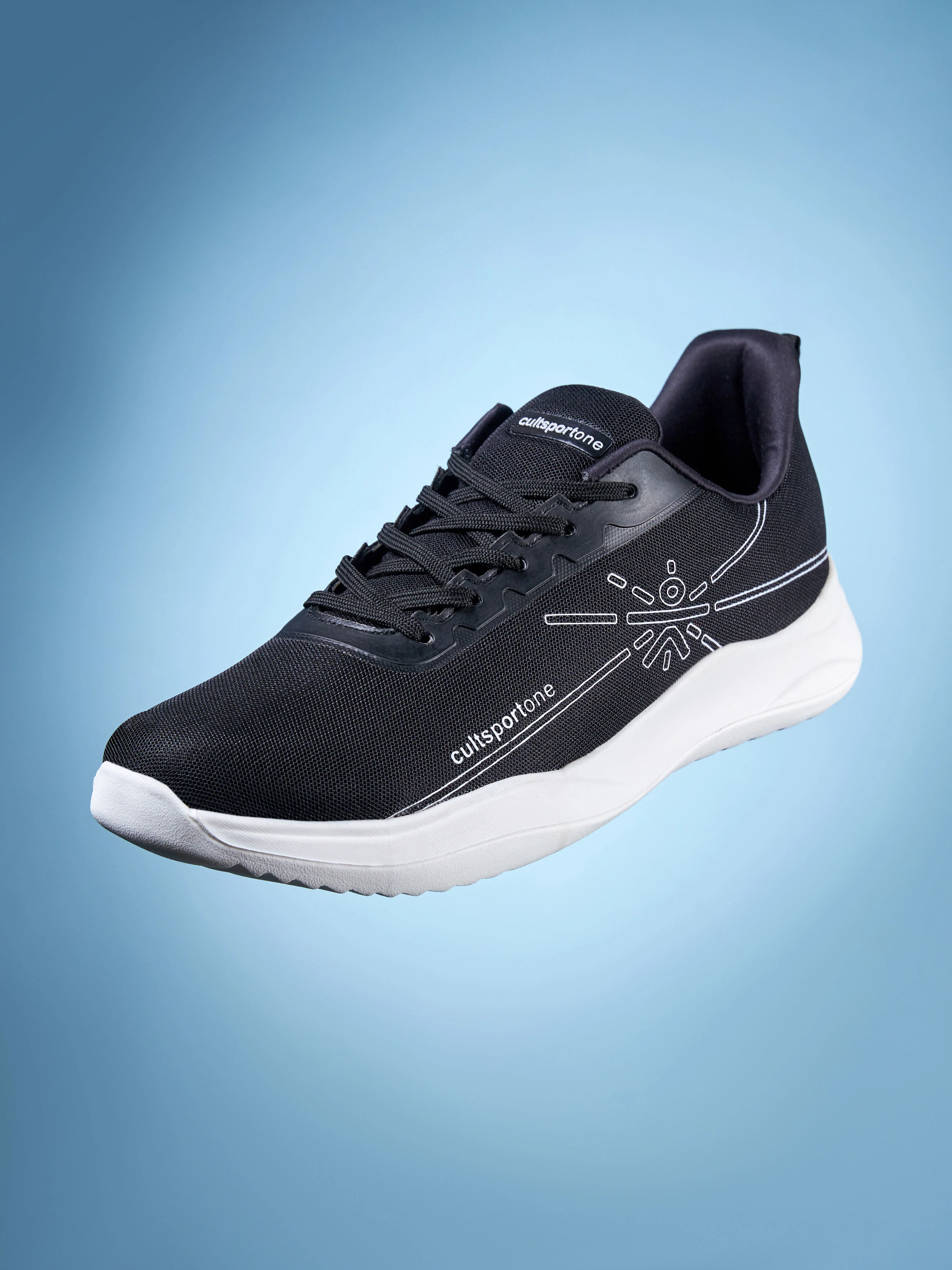 cult Rush Men Running Shoes - Black - Image 4