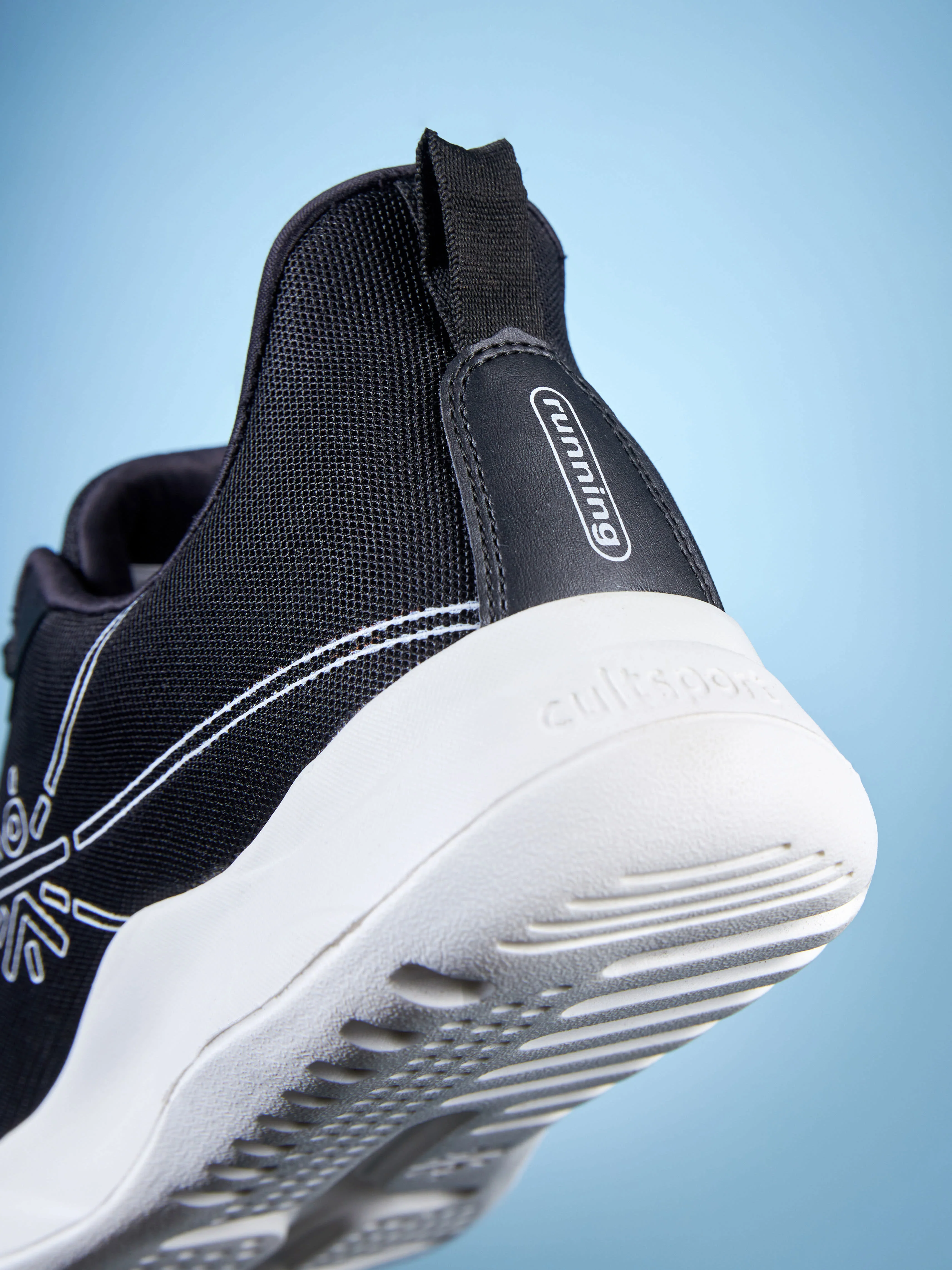 cult Rush Men Running Shoes - Black - Image 7