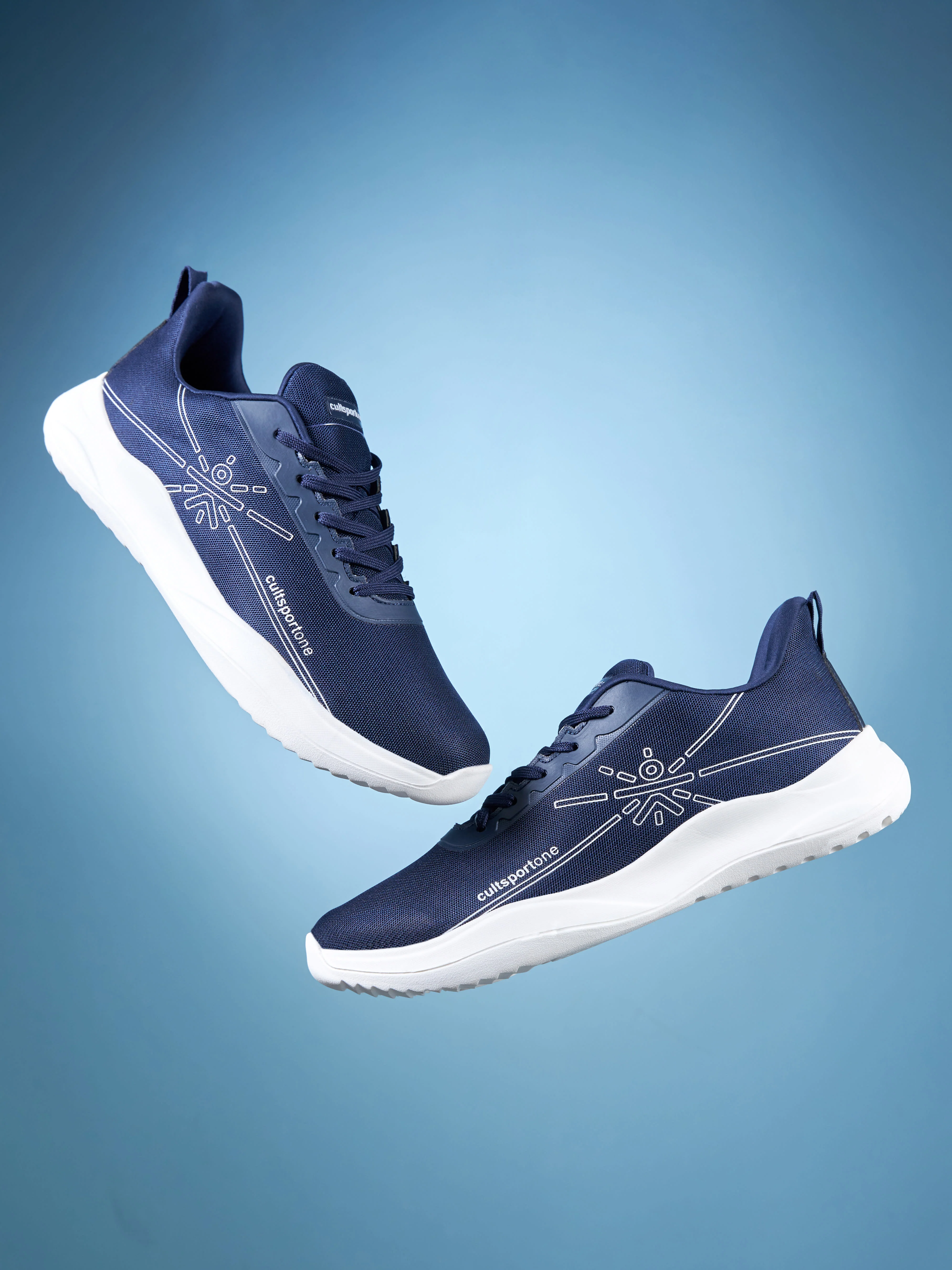 cult Rush Men Running Shoes - Navy - Image 6