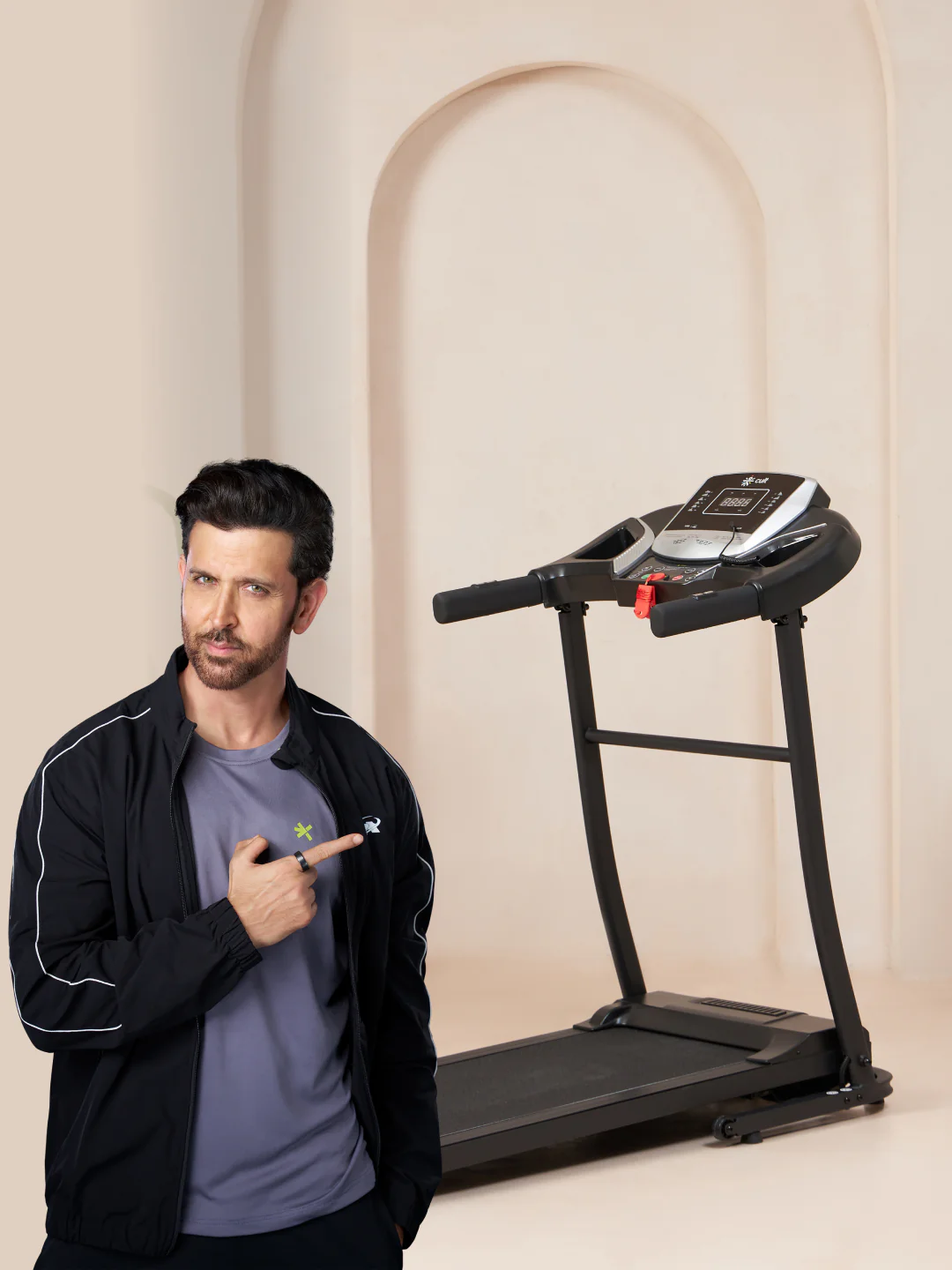 Cultrun S3.0 3HP Peak Treadmill | 3-level Manual-Incline | Max Weight-100kg | Max Speed-10kmph (with 6 months extended warranty) - Image 2